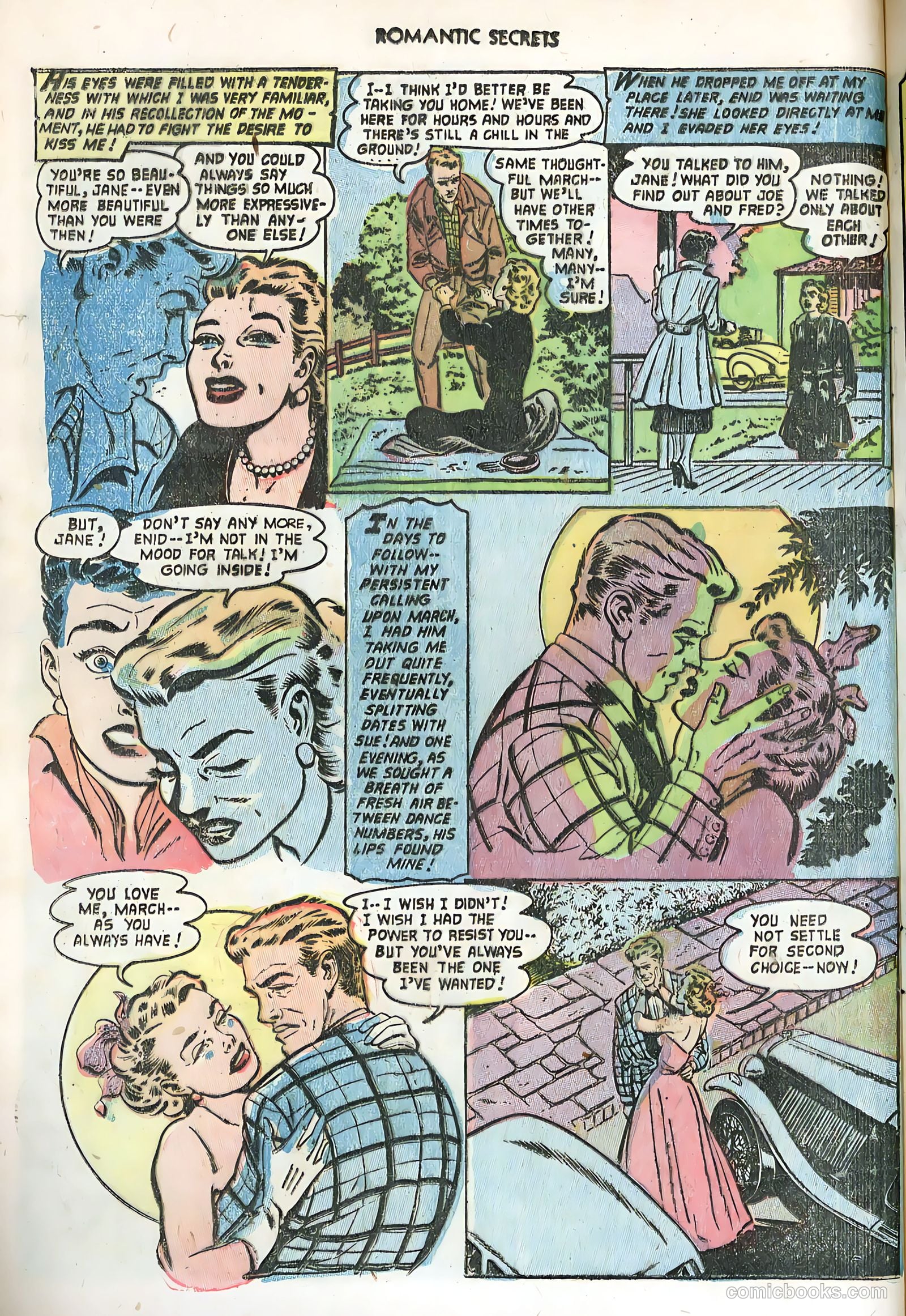 Romantic Secrets #37 (1952) — page 8 of 36