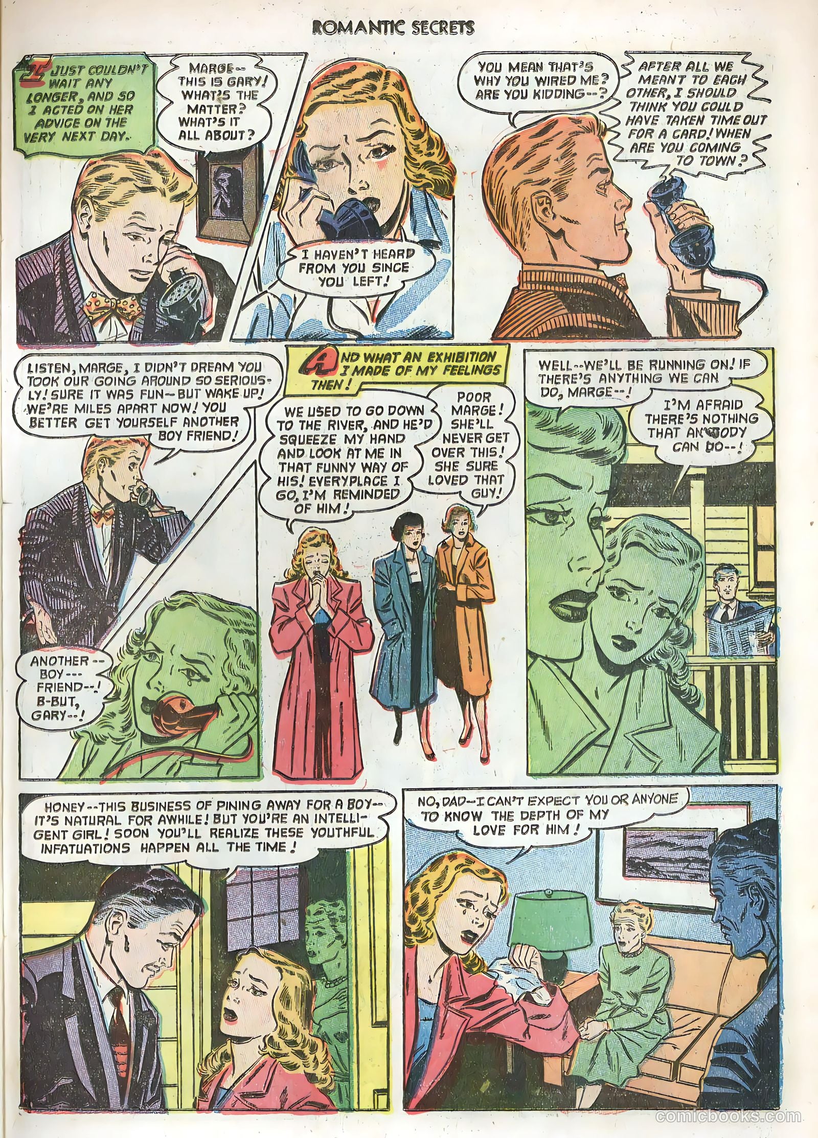 Romantic Secrets #37 (1952) — page 27 of 36