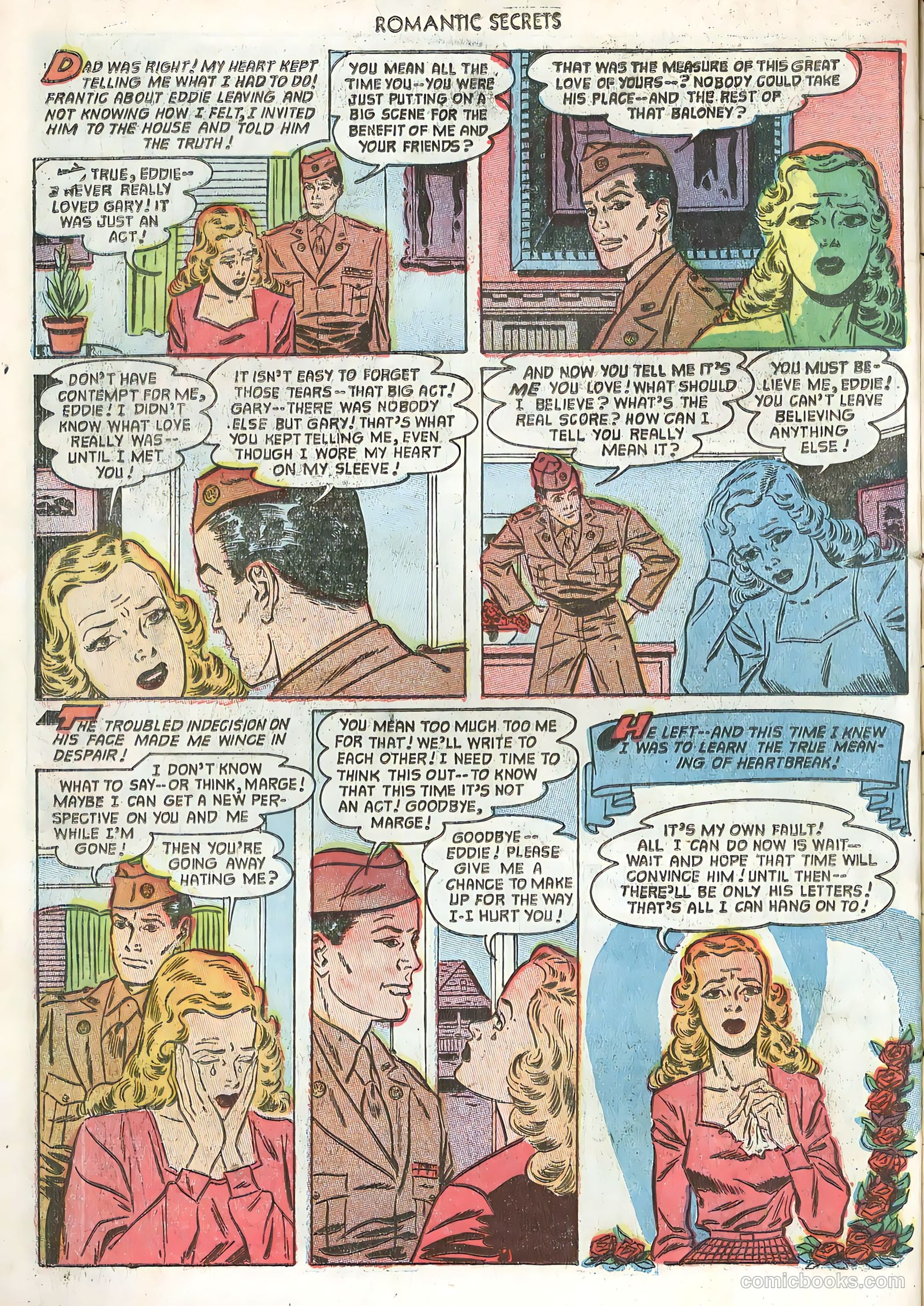 Romantic Secrets #37 (1962) — page 34 of 36