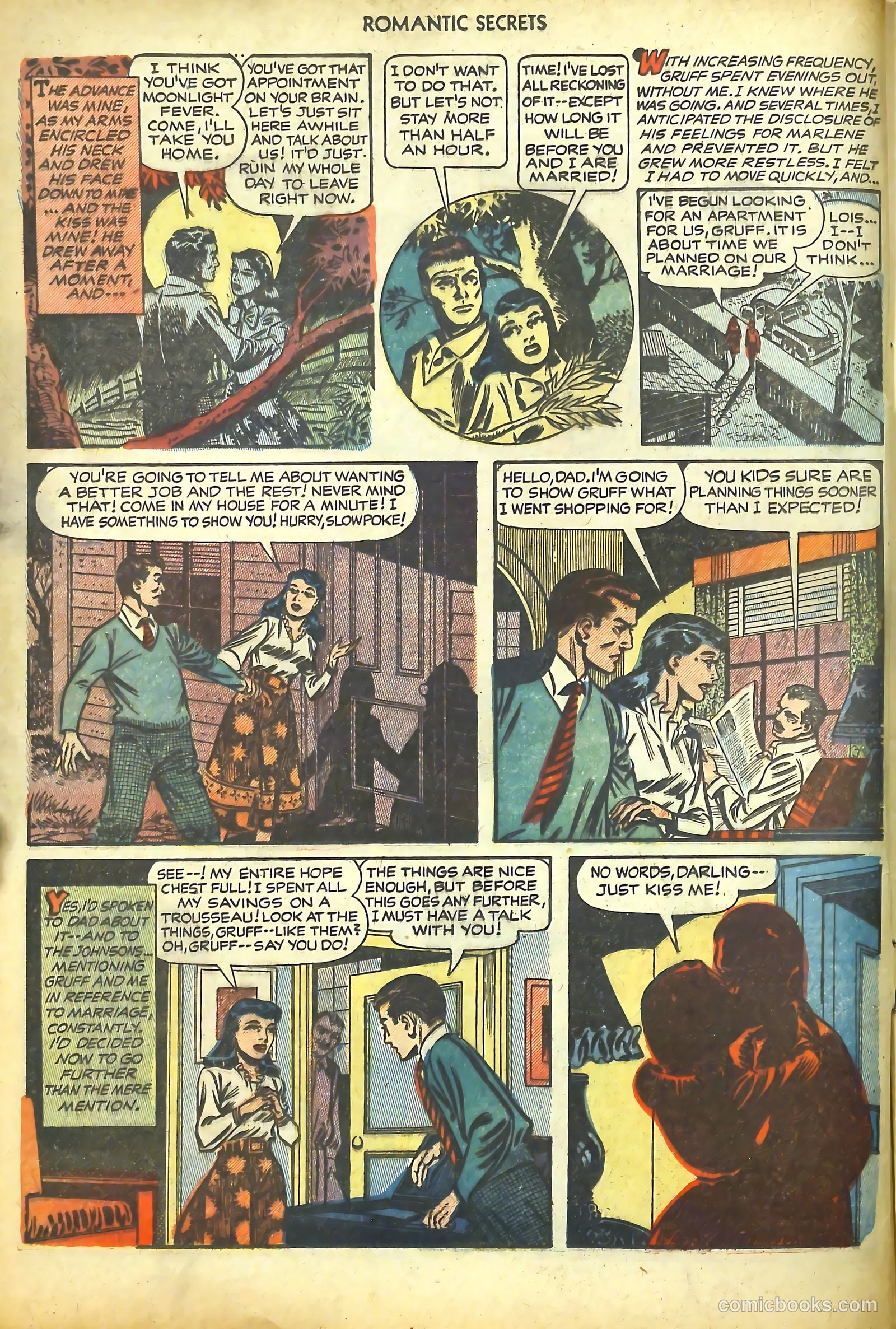 Romantic Secrets #38 (1953) — page 6 of 36