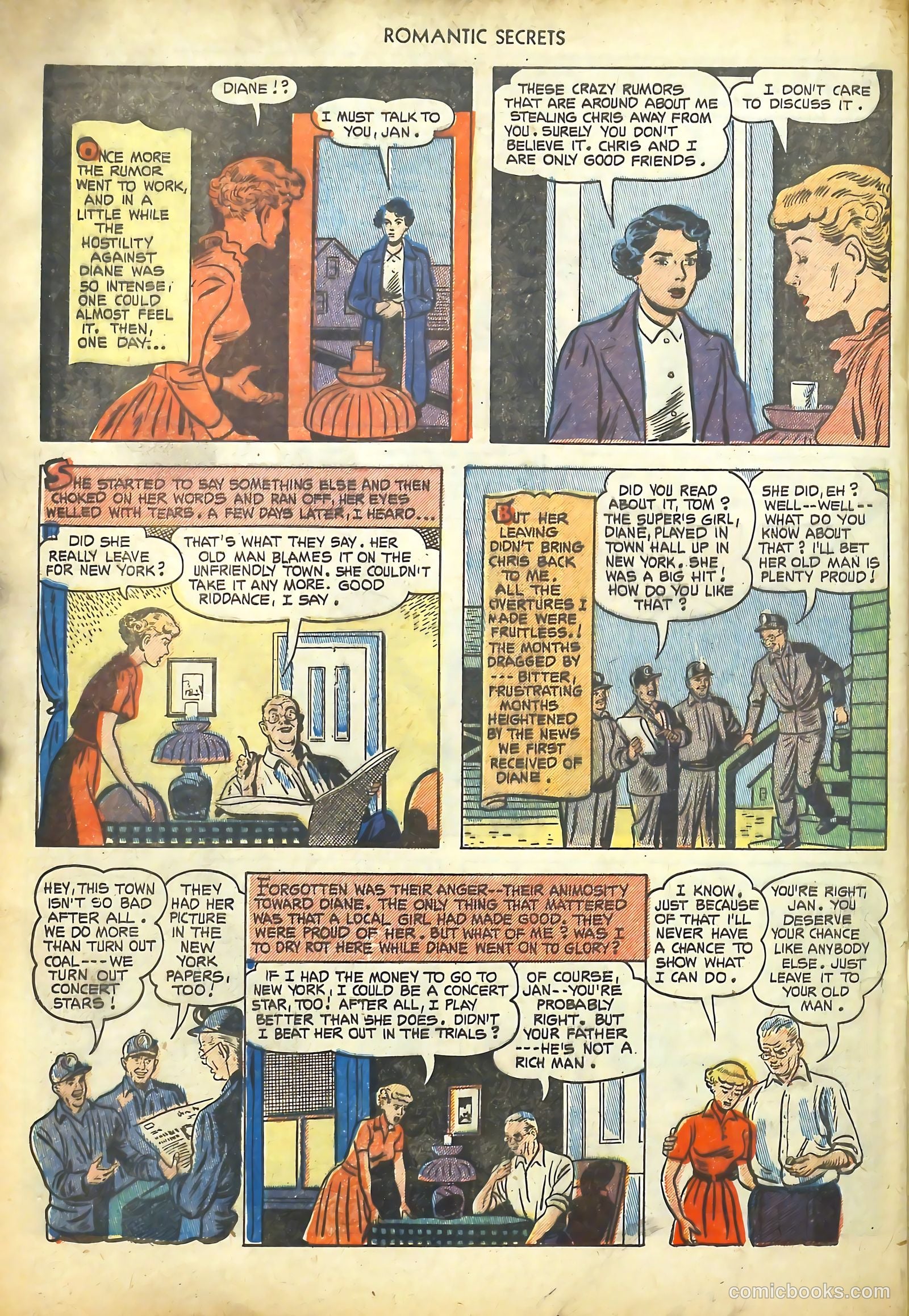 Romantic Secrets #38 (1953) — page 22 of 36