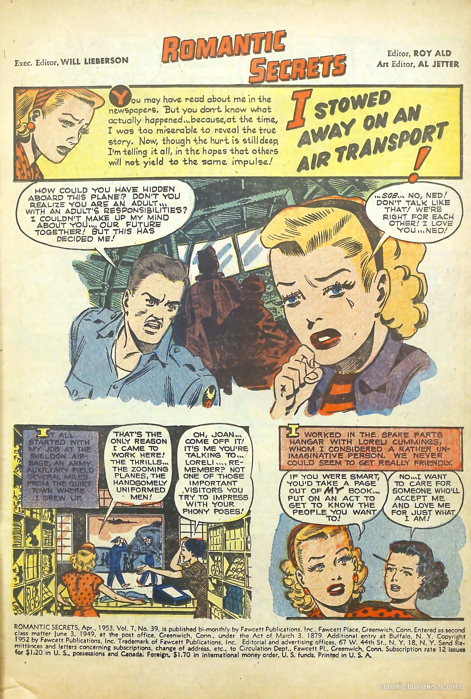 Romantic Secrets #39 (1962) — page 3 of 36