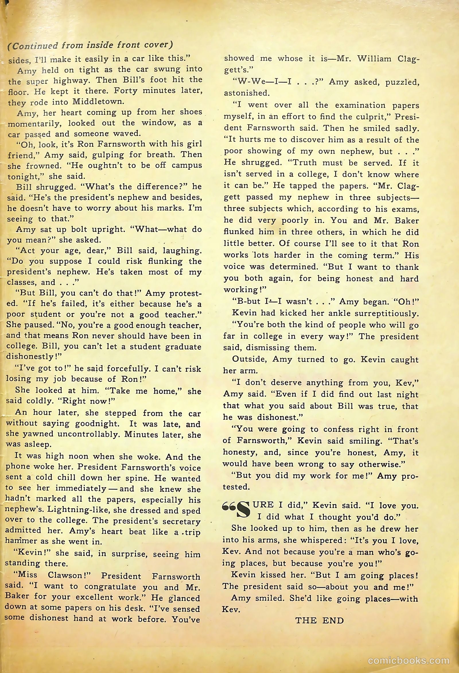 Romantic Secrets #39 (1962) — page 35 of 36