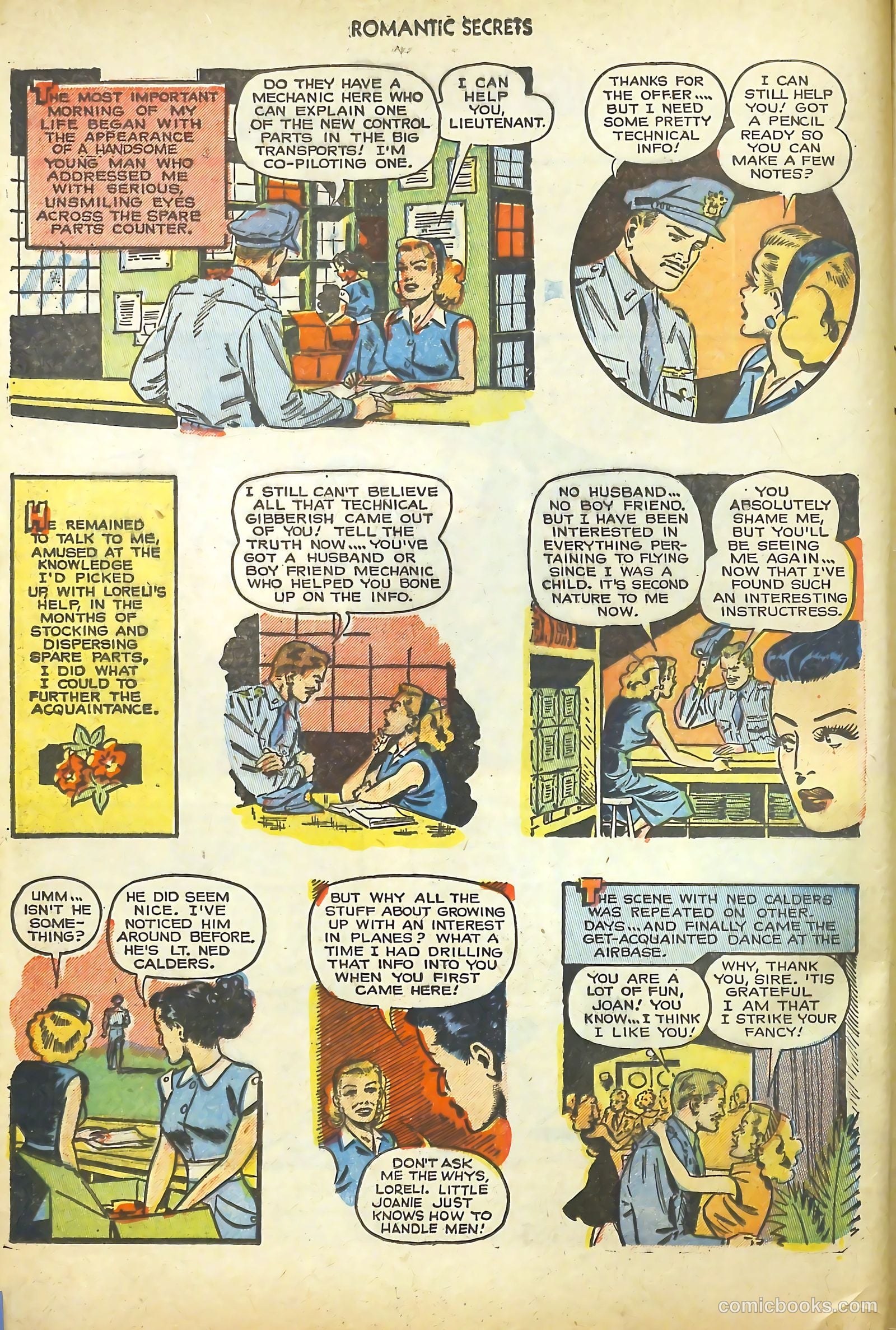 Romantic Secrets #39 (1953) — page 4 of 36