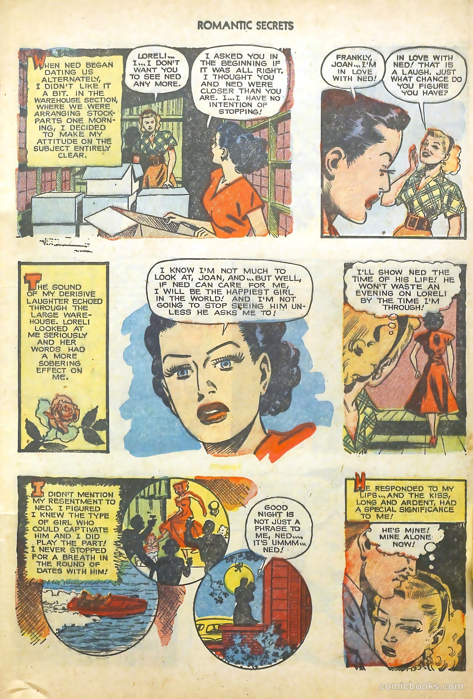 Romantic Secrets #39 (1953) — page 7 of 36