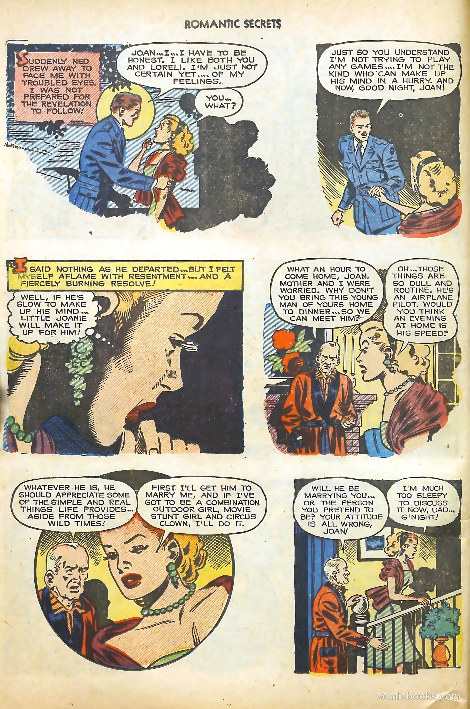 Romantic Secrets #39 (1953) — page 8 of 36