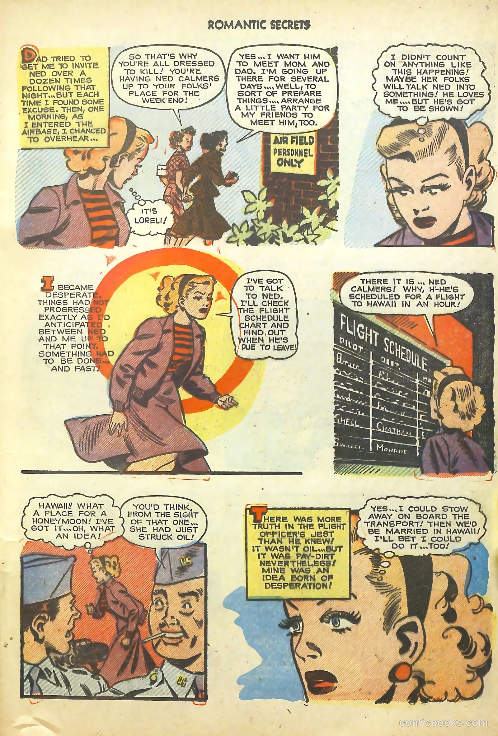 Romantic Secrets #39 (1953) — page 9 of 36