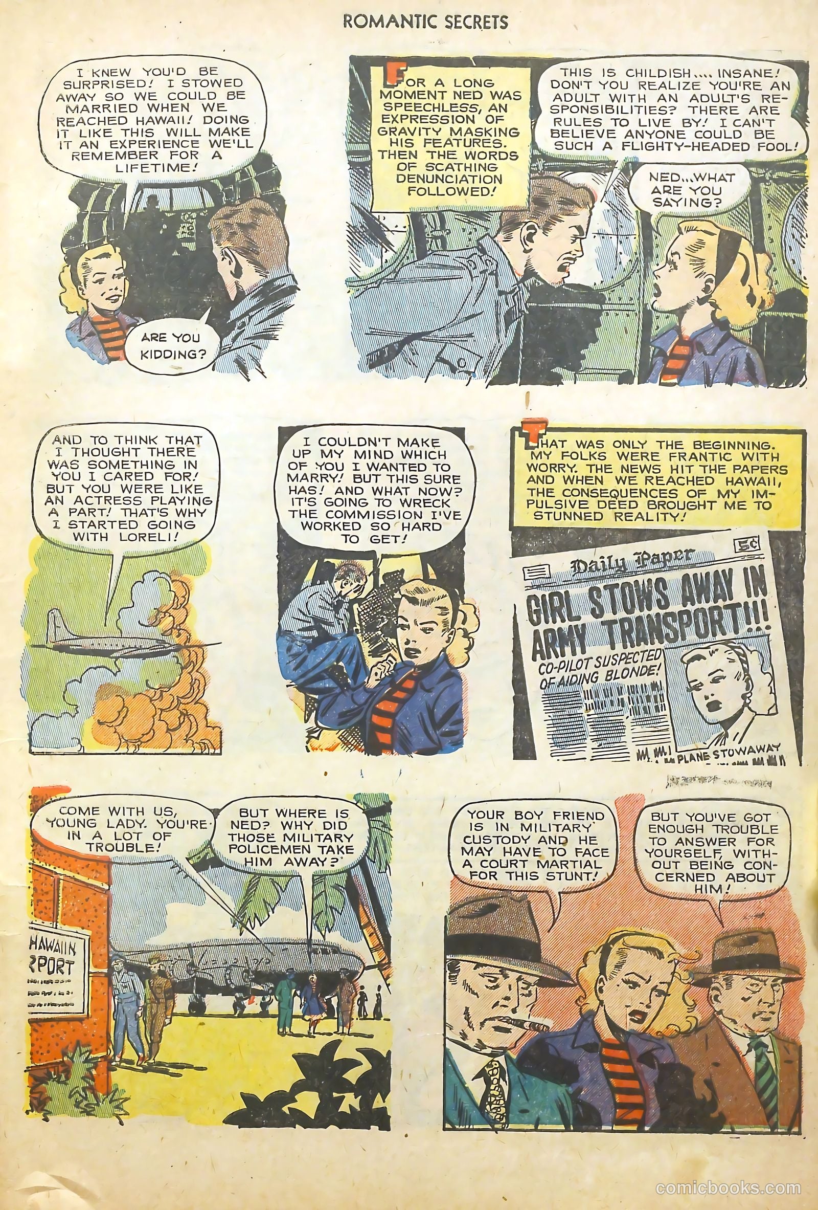 Romantic Secrets #39 (1953) — page 11 of 36