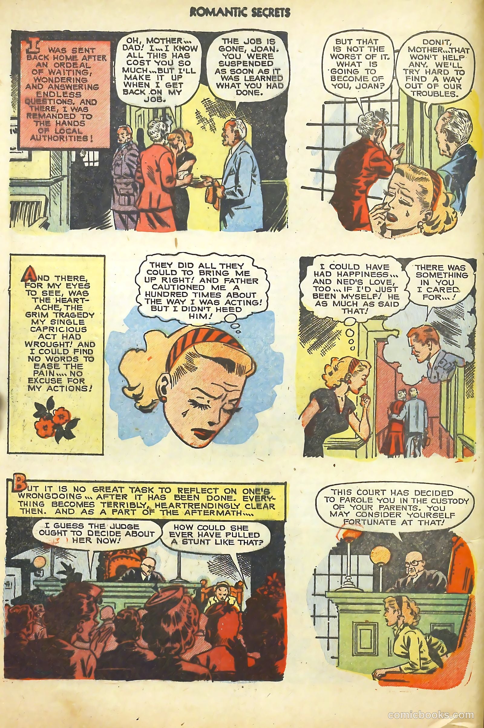 Romantic Secrets #39 (1953) — page 12 of 36