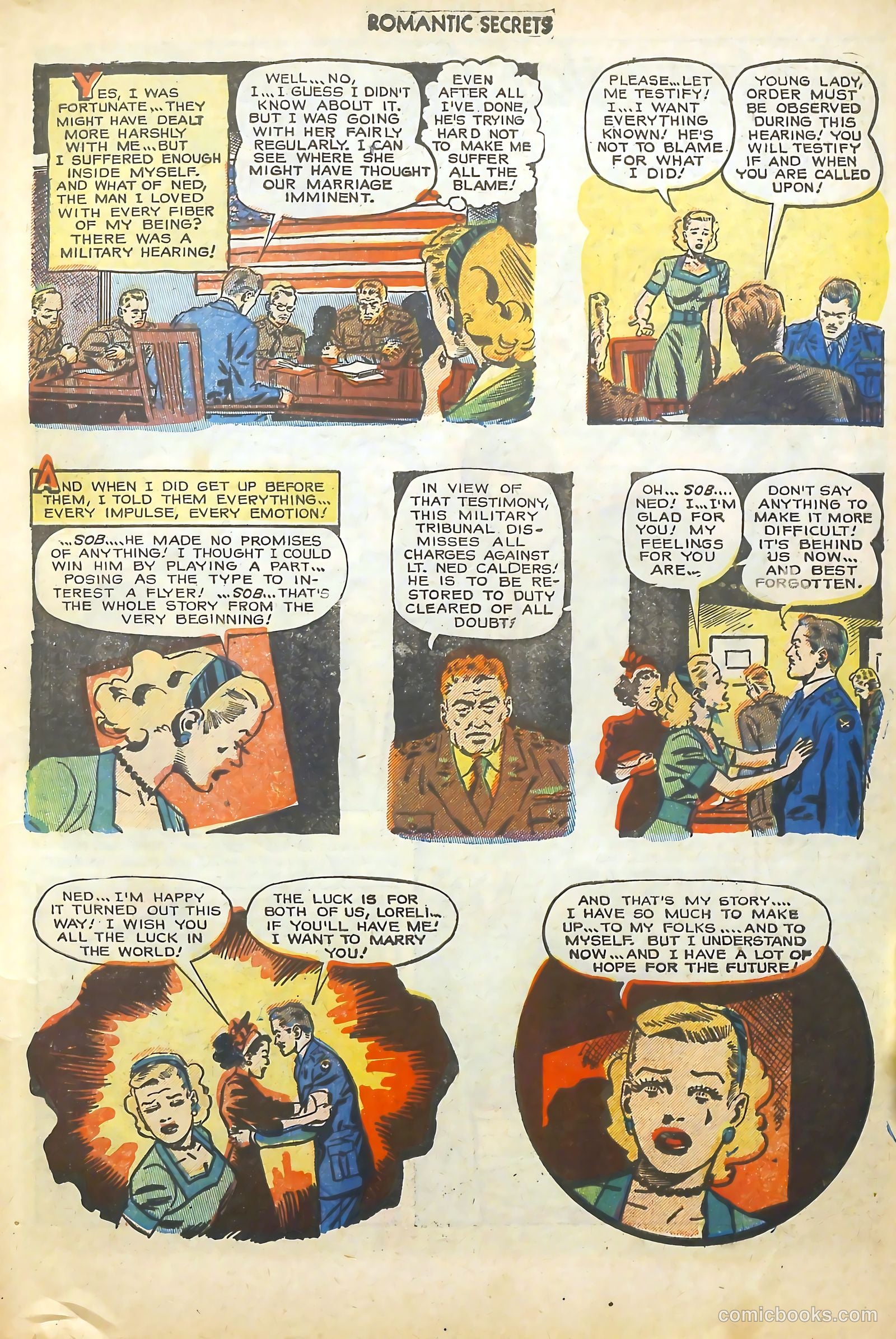 Romantic Secrets #39 (1953) — page 13 of 36