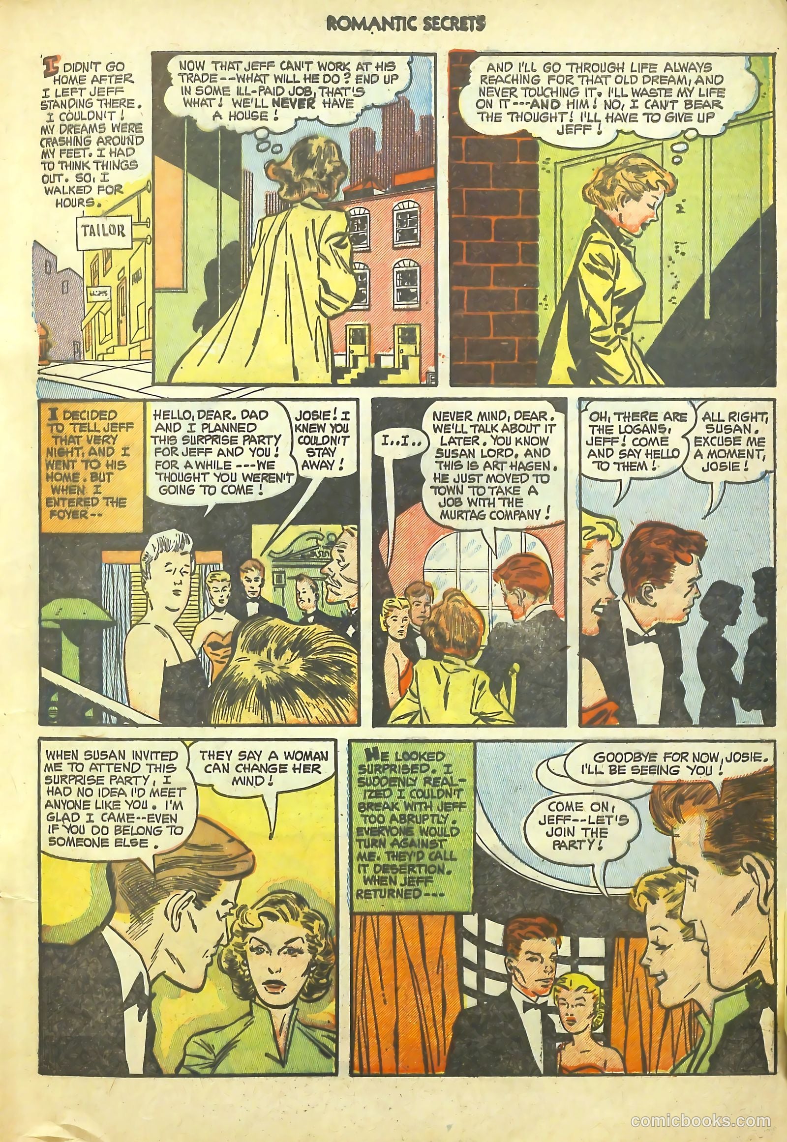 Romantic Secrets #39 (1953) — page 17 of 36
