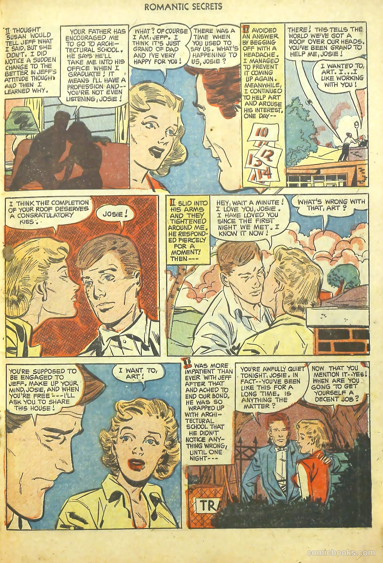 Romantic Secrets #39 (1953) — page 19 of 36