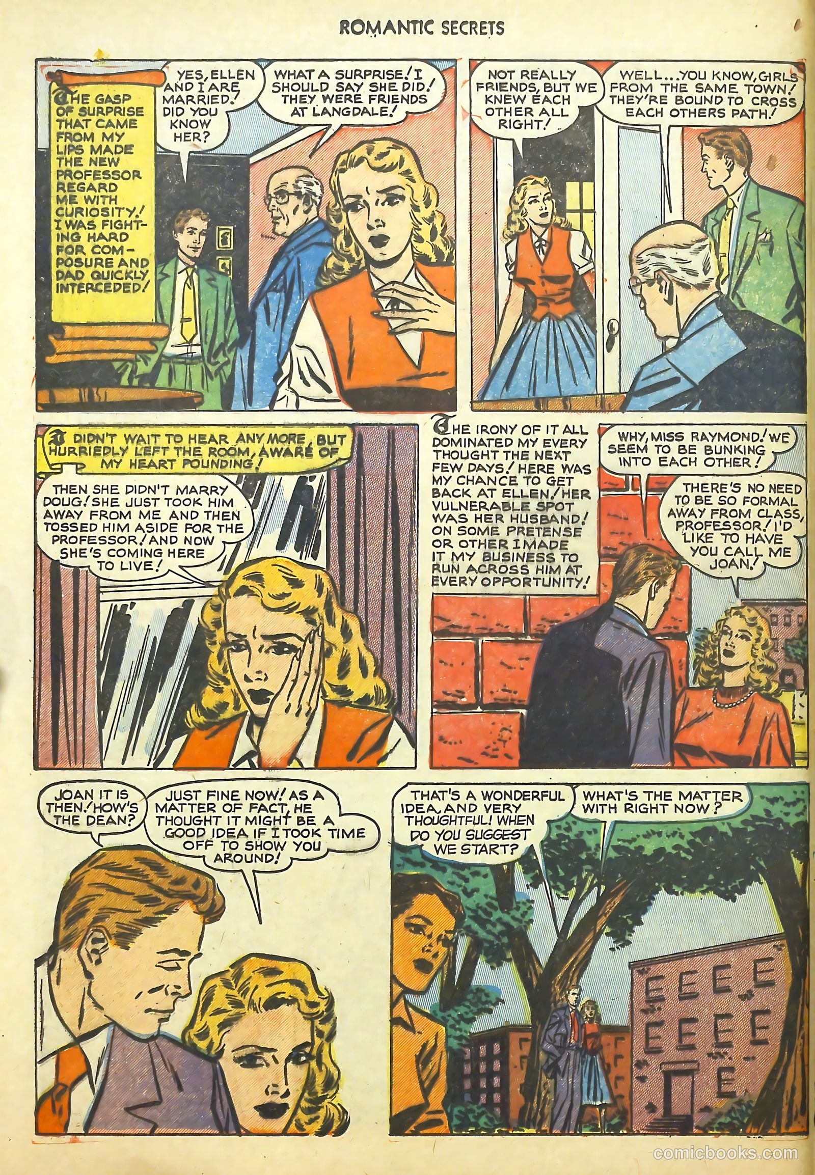 Romantic Secrets #39 (1953) — page 28 of 36
