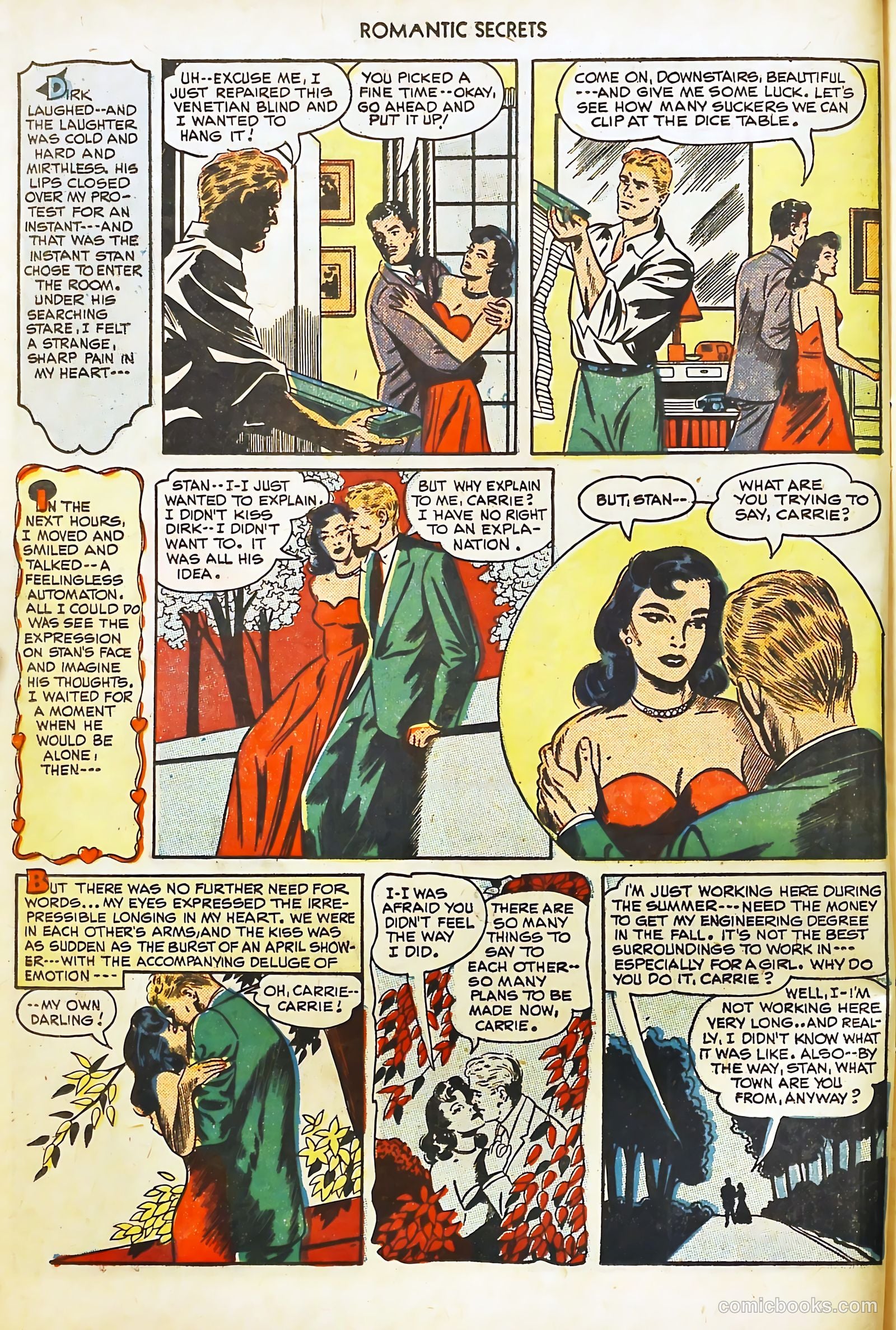 Romantic Secrets #4 (1950) — page 8 of 52