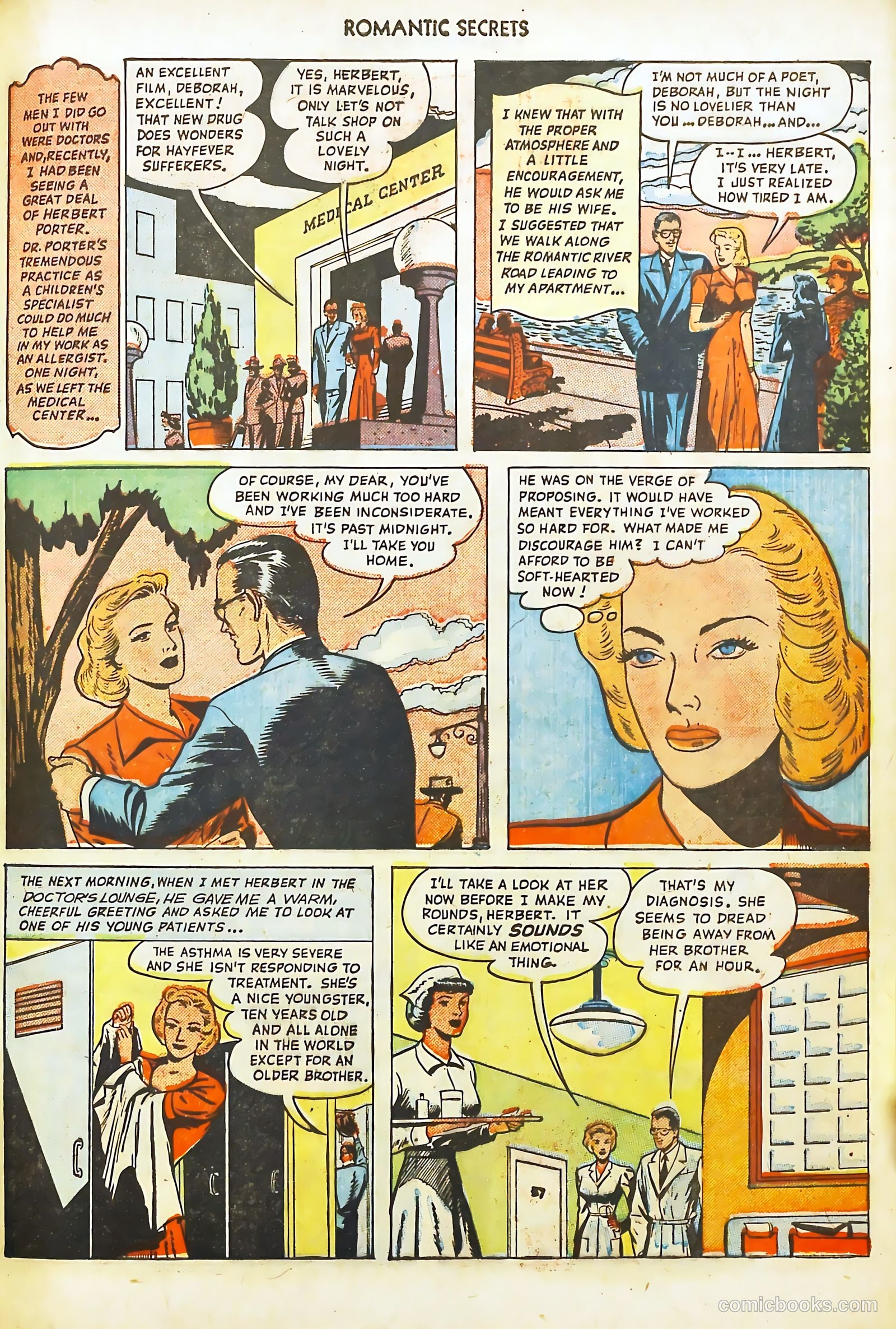 Romantic Secrets #4 (1950) — page 19 of 52