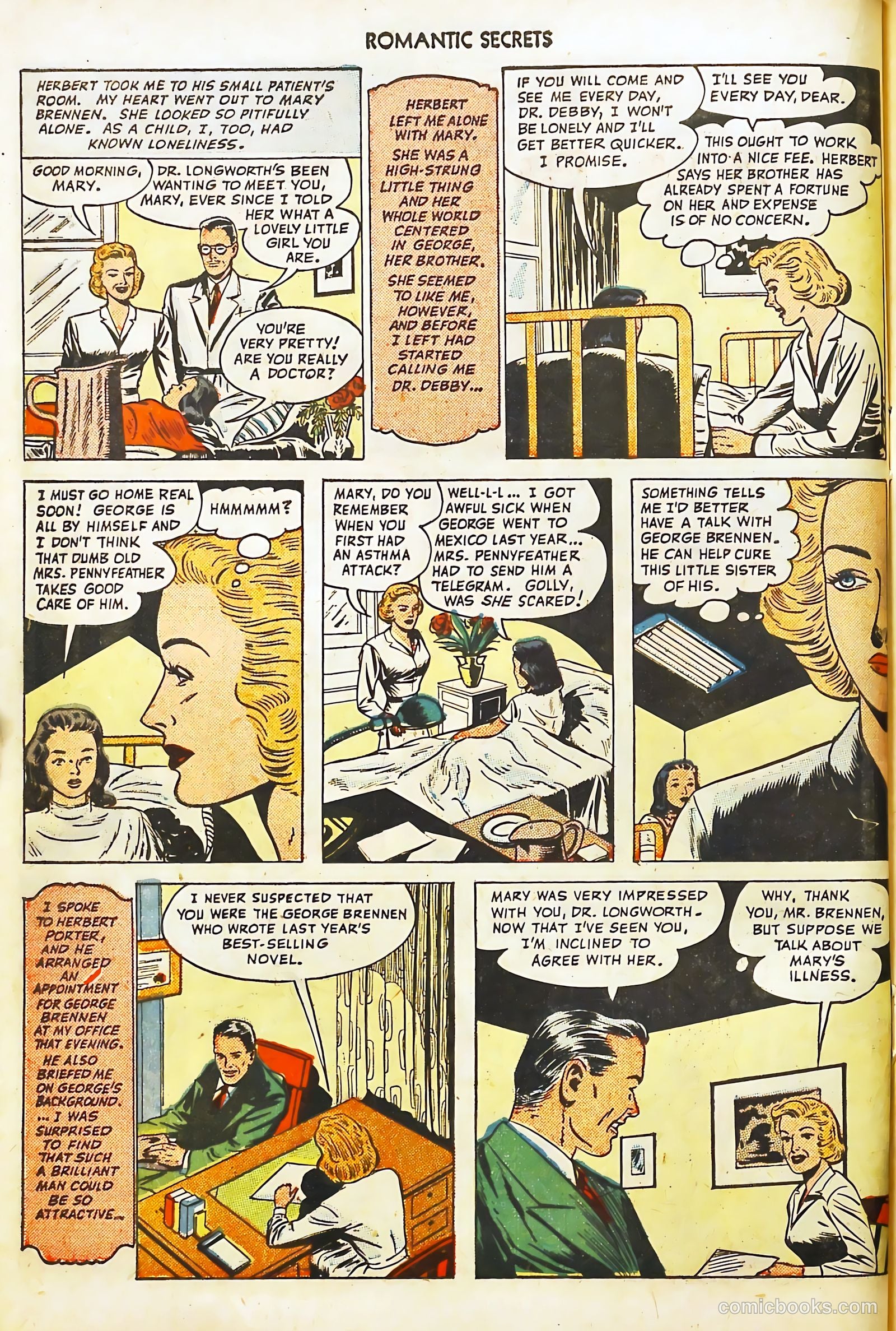 Romantic Secrets #4 (1950) — page 20 of 52