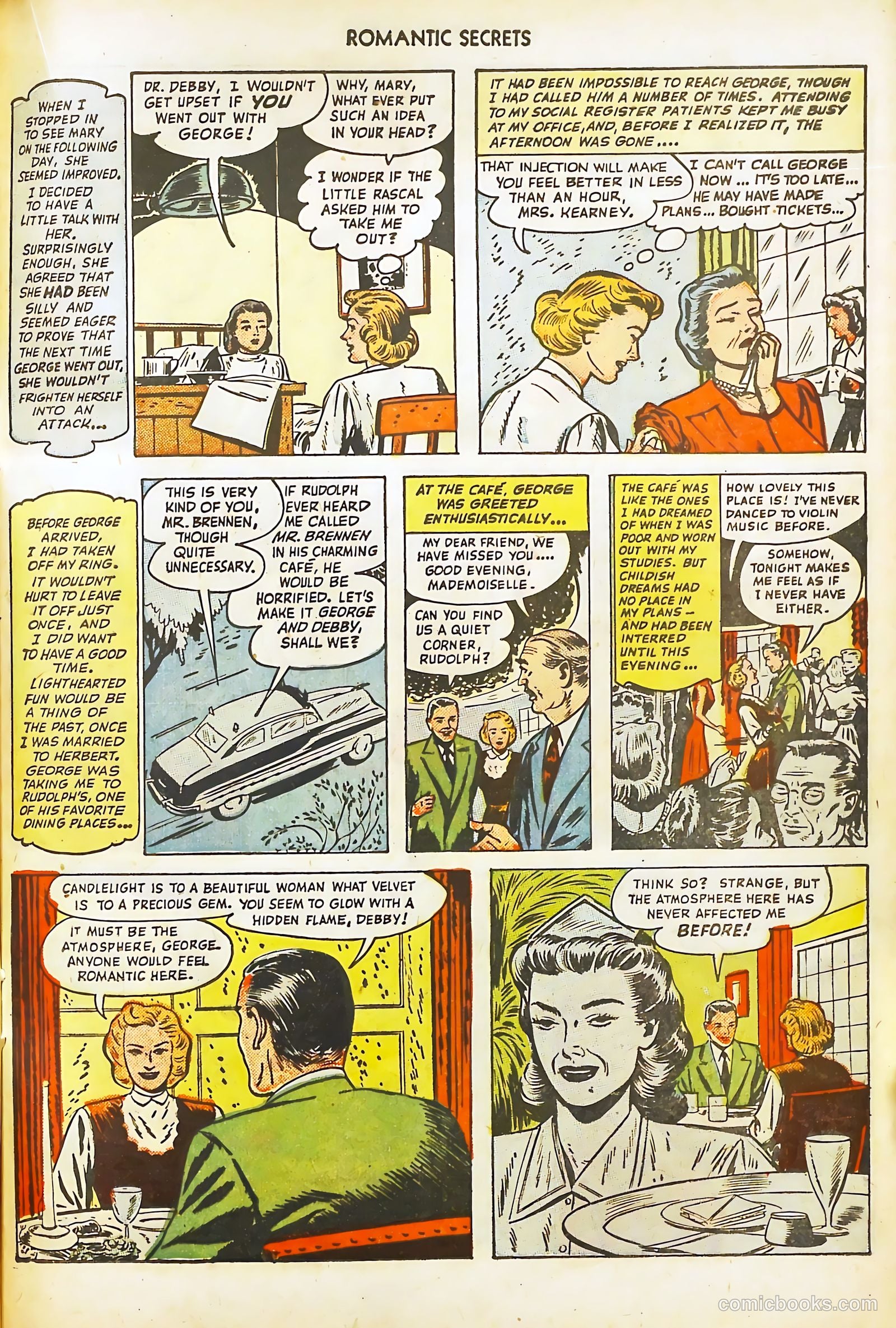 Romantic Secrets #4 (1950) — page 23 of 52
