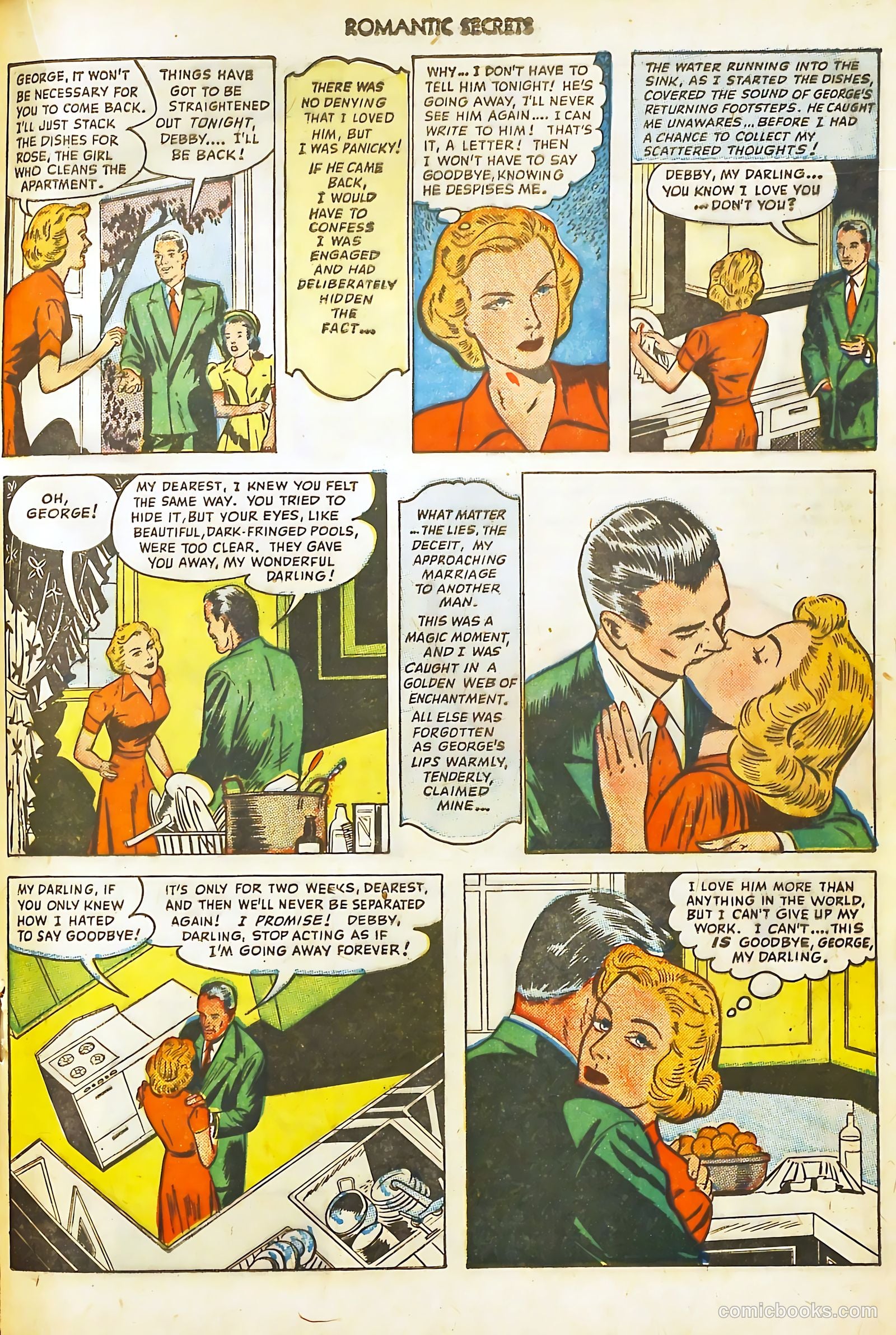 Romantic Secrets #4 (1950) — page 25 of 52