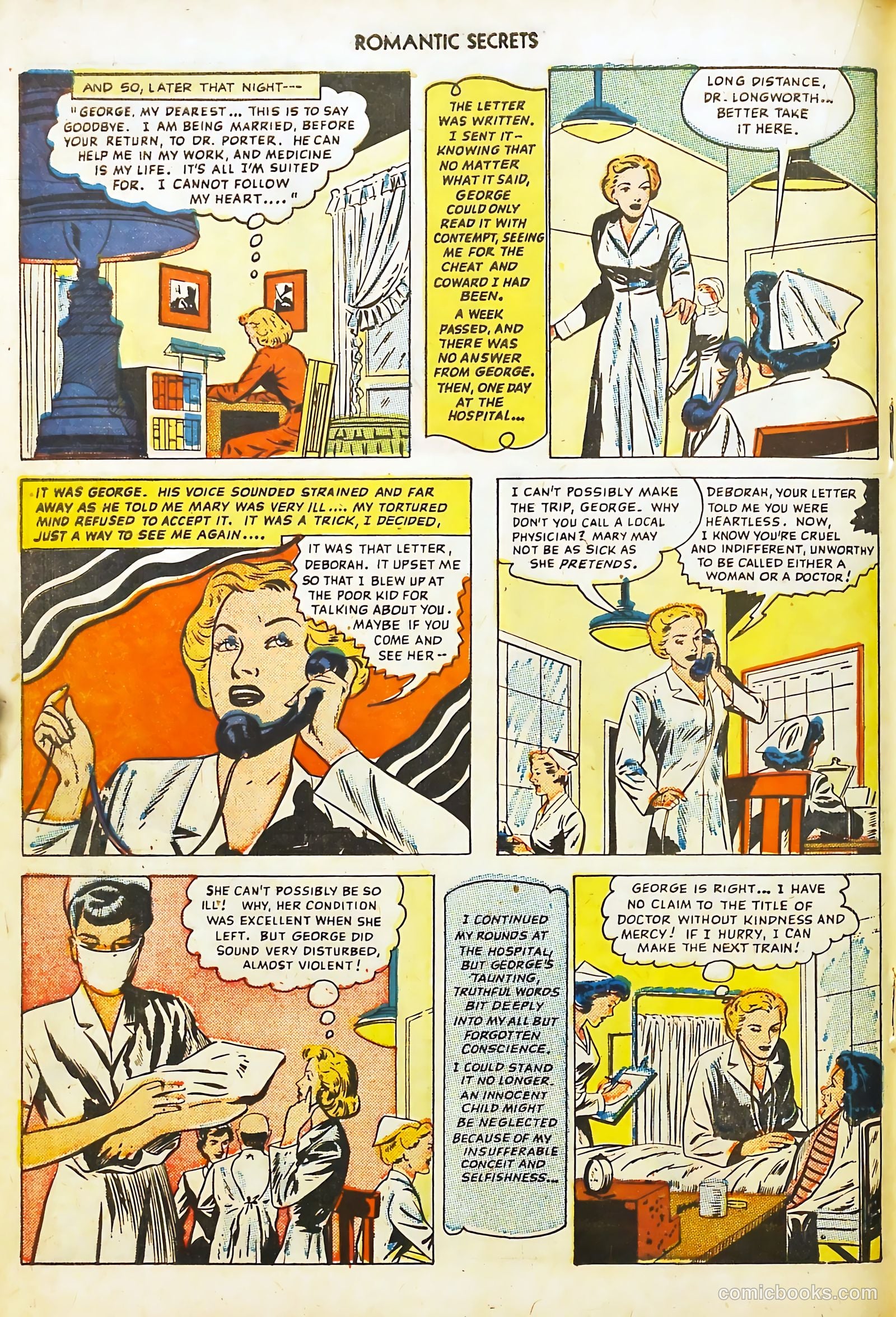 Romantic Secrets #4 (1950) — page 26 of 52