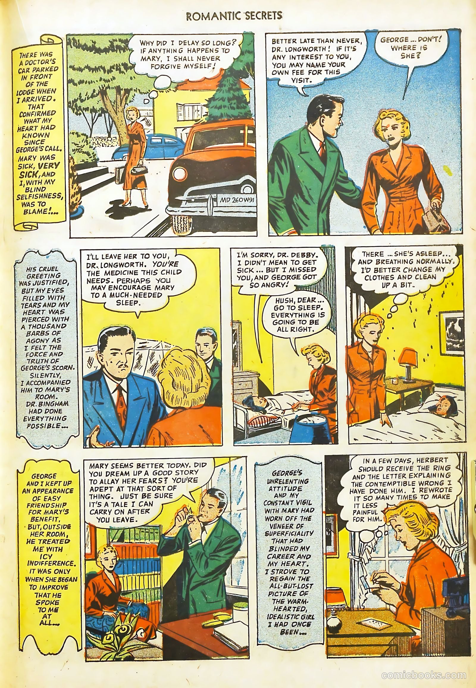 Romantic Secrets #4 (1950) — page 27 of 52