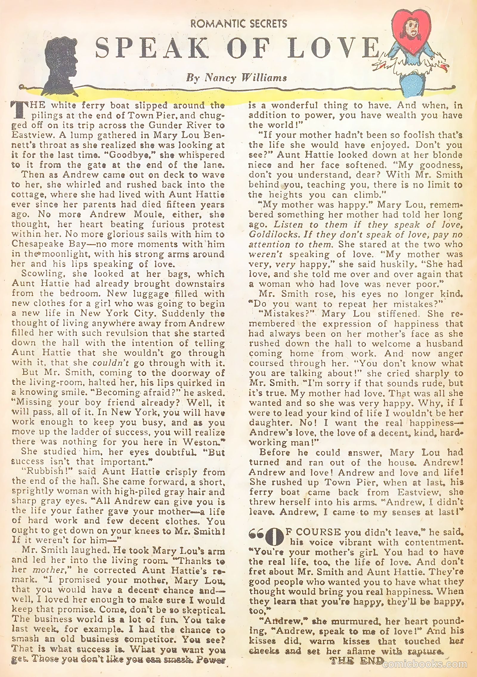 Romantic Secrets #4 (1950) — page 30 of 52