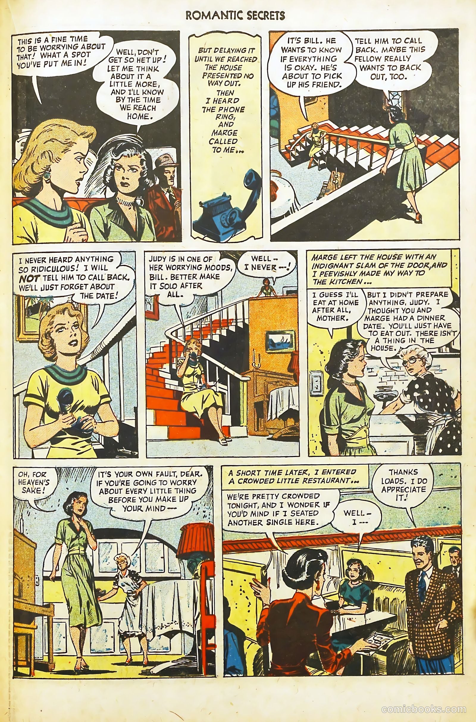 Romantic Secrets #4 (1950) — page 33 of 52