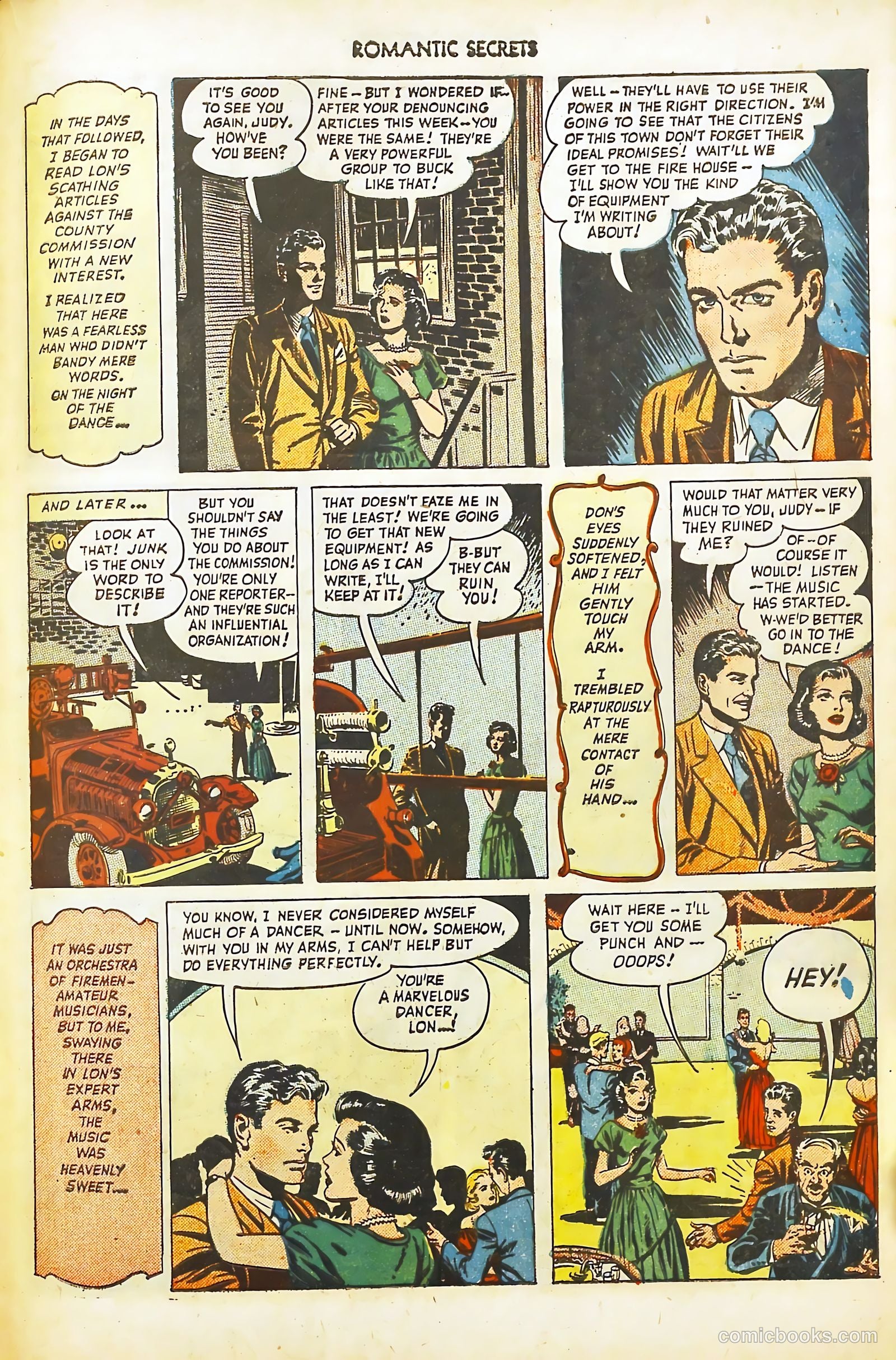 Romantic Secrets #4 (1950) — page 35 of 52