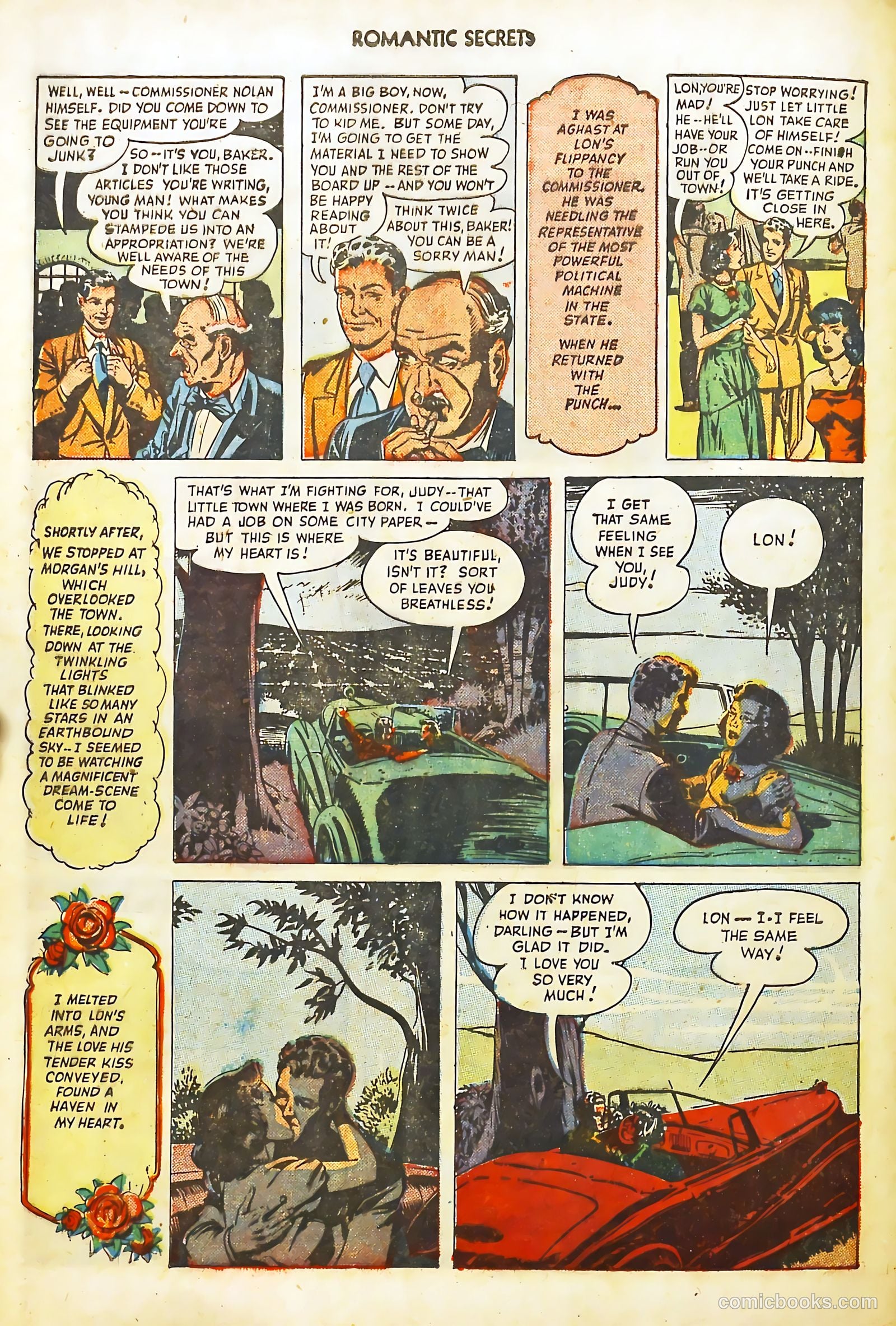 Romantic Secrets #4 (1950) — page 36 of 52
