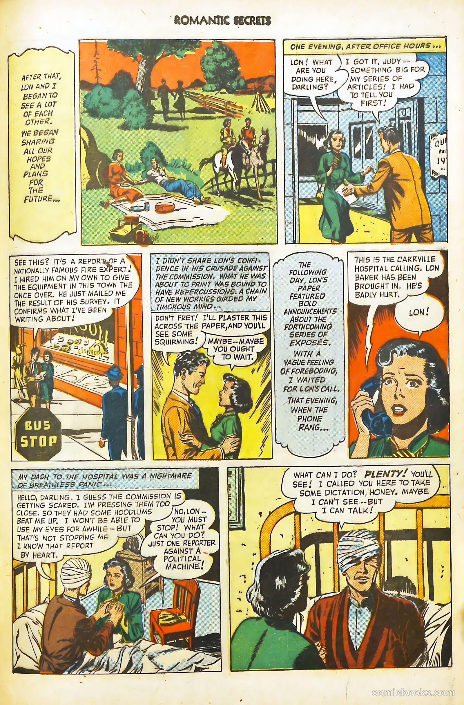 Romantic Secrets #4 (1950) — page 37 of 52