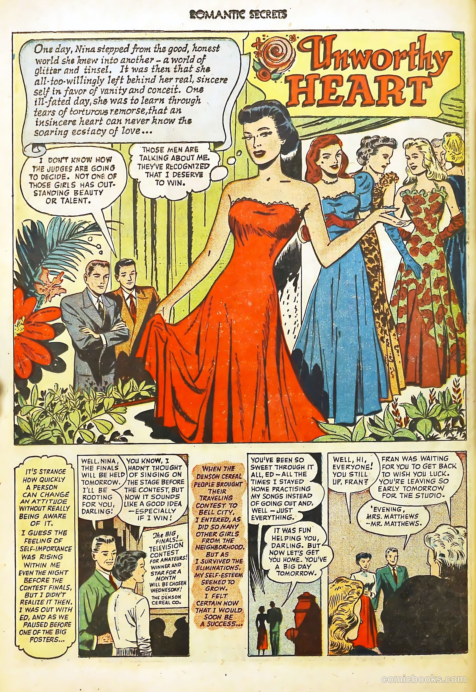 Romantic Secrets #4 (1950) — page 42 of 52