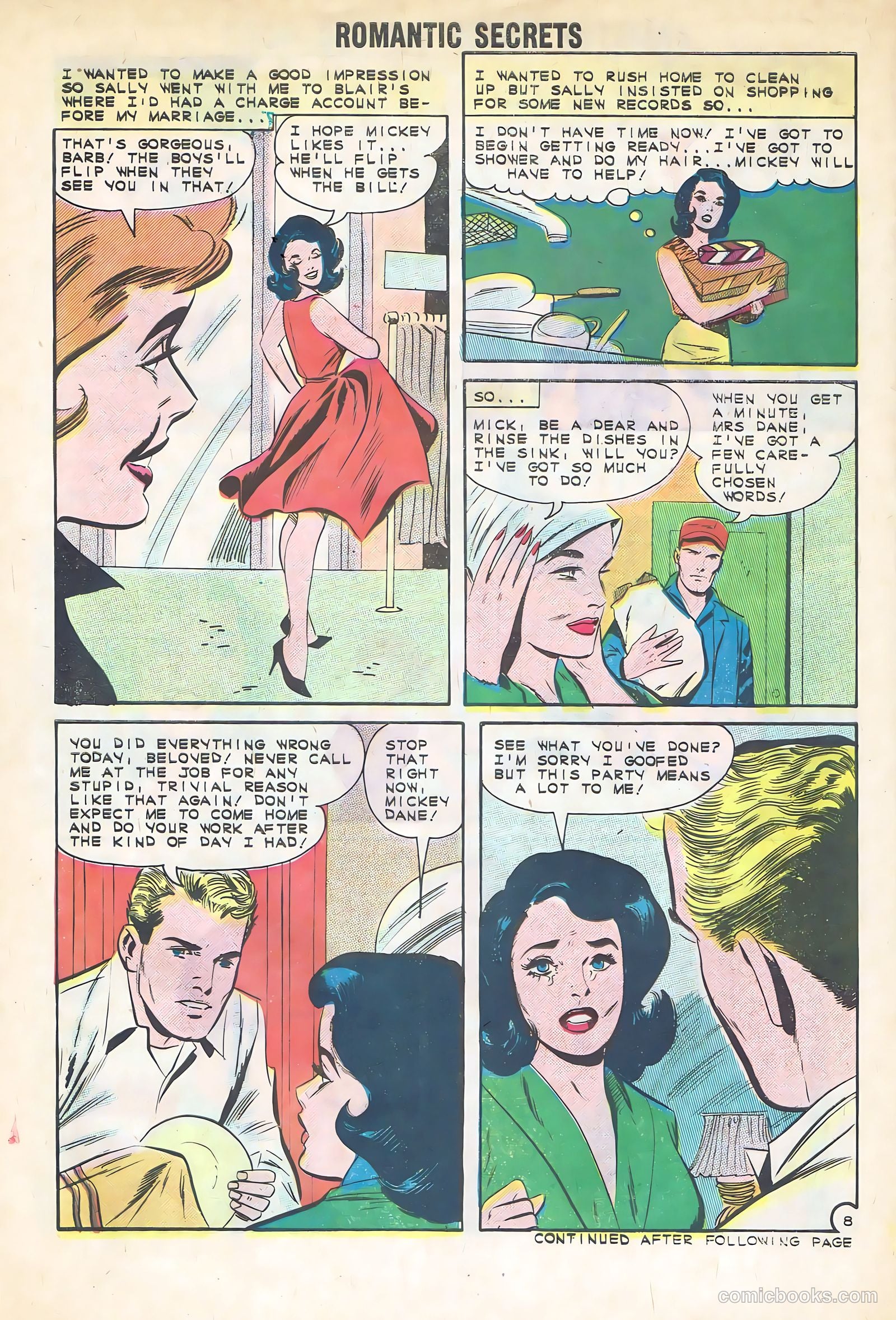 Romantic Secrets #40 (1962) — page 30 of 36