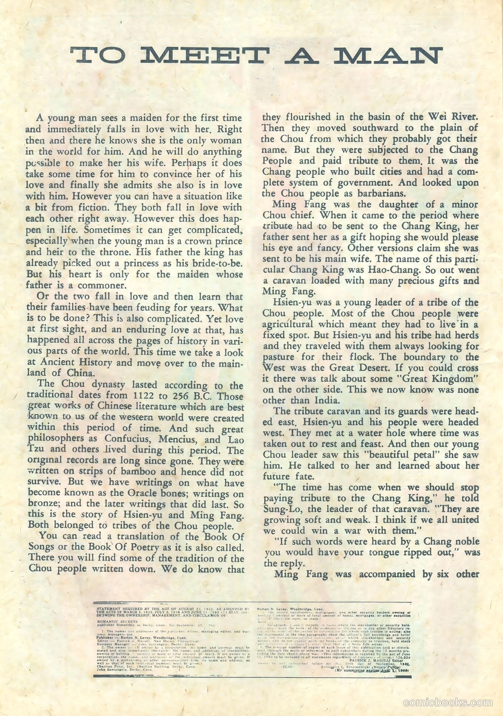 Romantic Secrets #43 (1963) — page 20 of 36