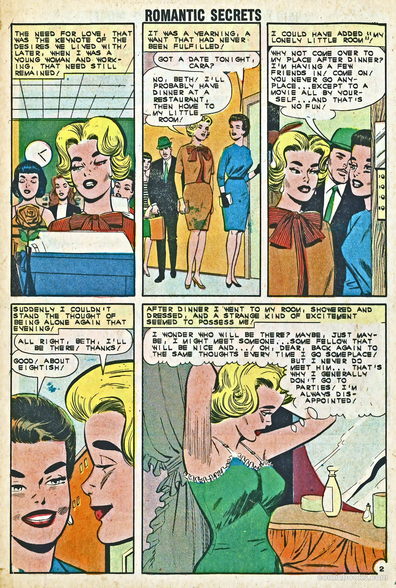 Romantic Secrets #44 (1963) — page 4 of 36