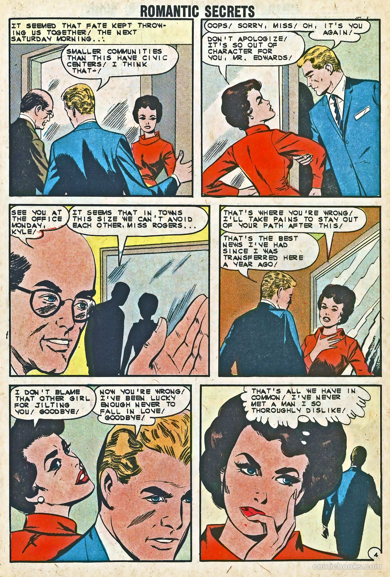 Romantic Secrets #44 (1963) — page 26 of 36