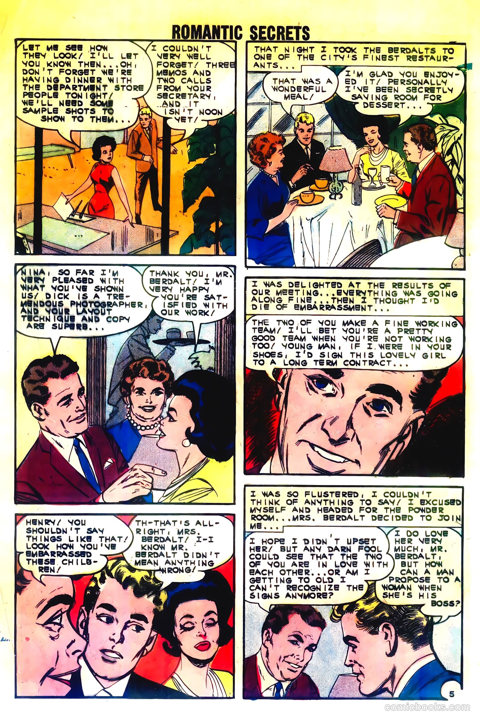 Romantic Secrets #45 (1963) — page 8 of 36
