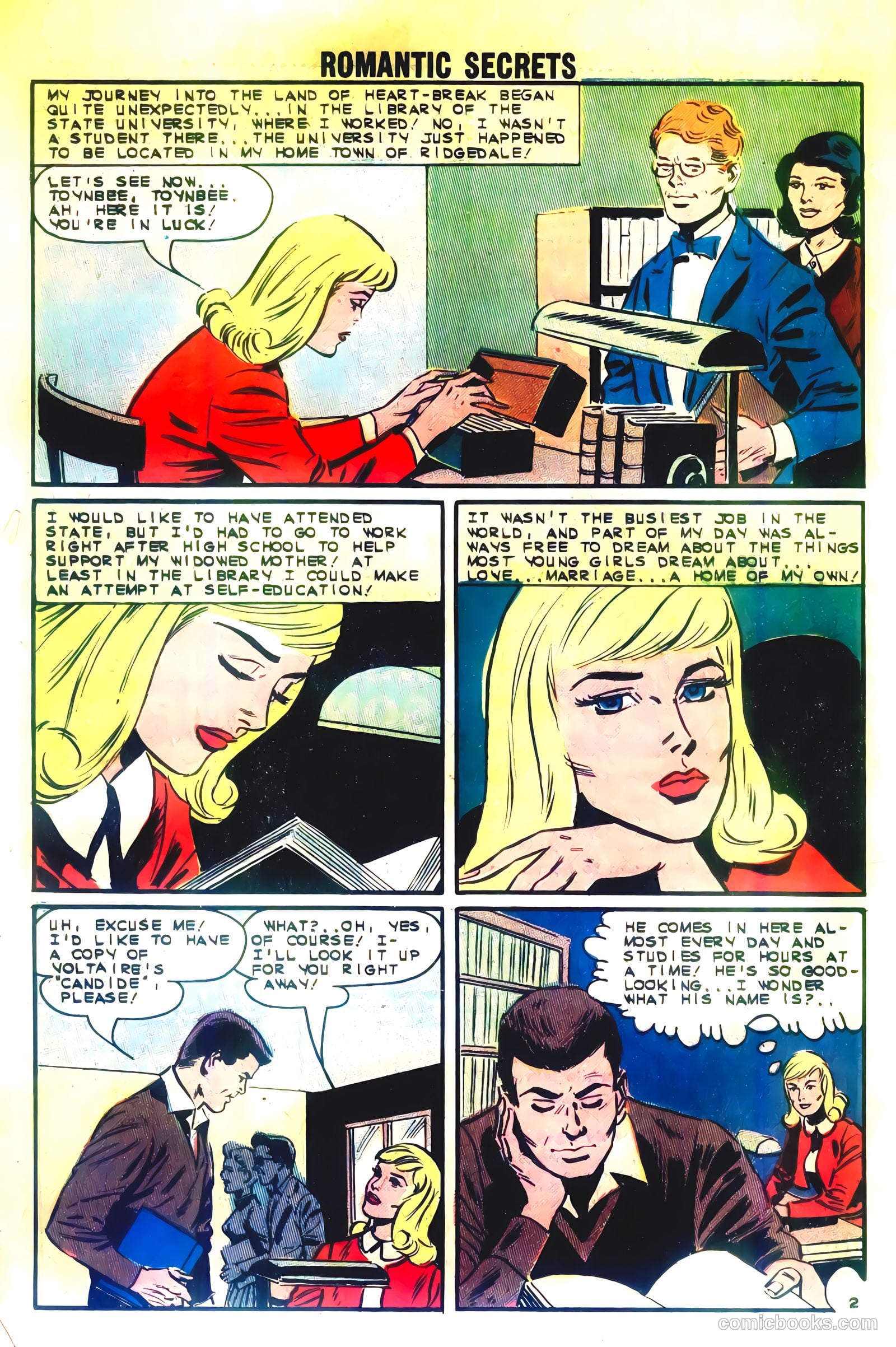 Romantic Secrets #45 (1963) — page 16 of 36