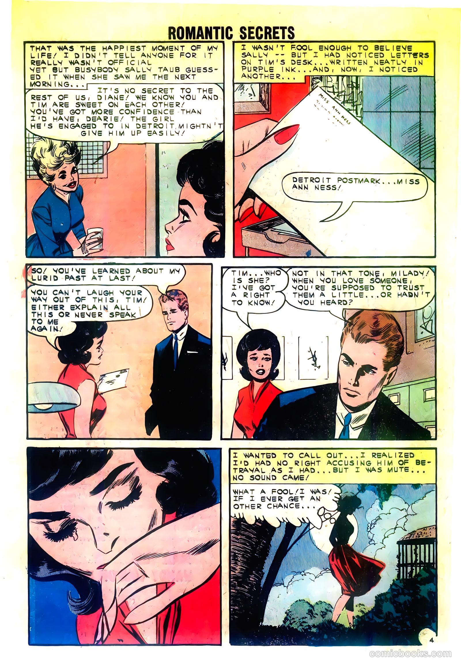 Romantic Secrets #45 (1963) — page 32 of 36
