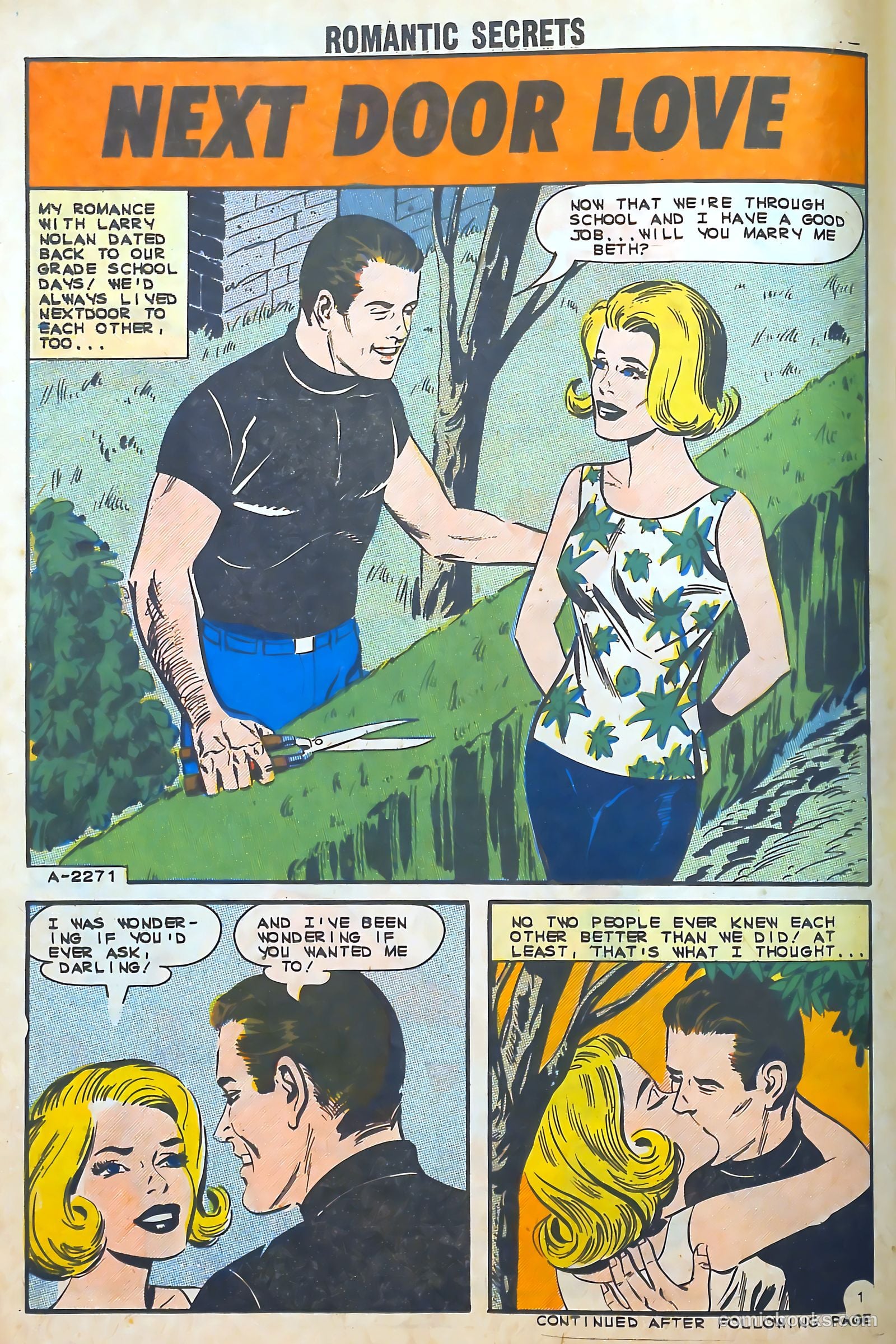Romantic Secrets #46 (1963) — page 14 of 36