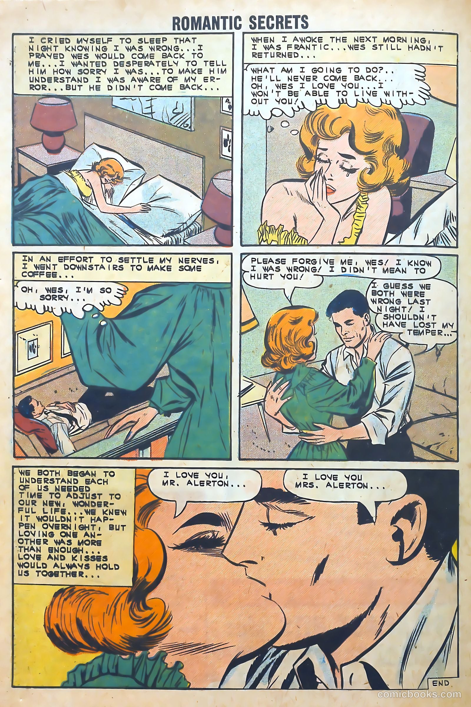 Romantic Secrets #46 (1963) — page 32 of 36