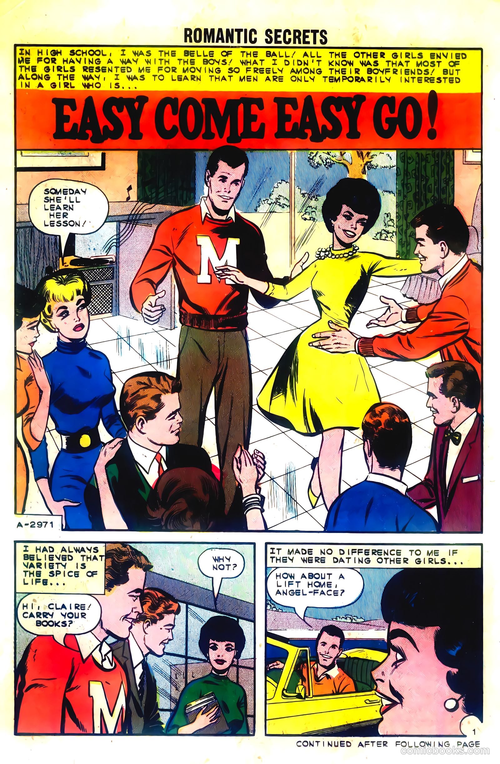Romantic Secrets #47 (1963) — page 14 of 36