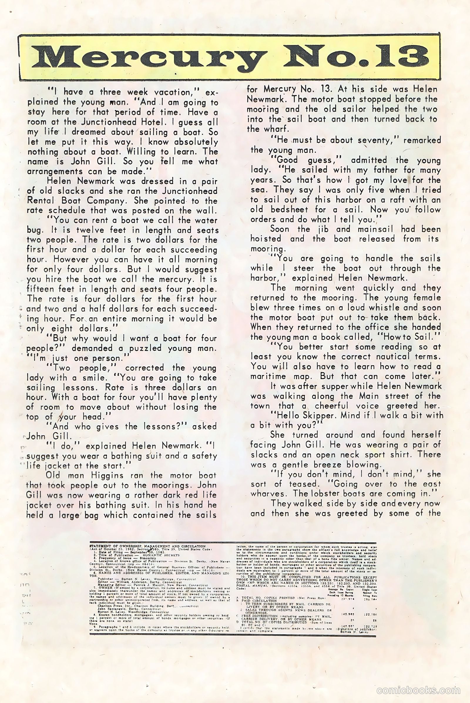 Romantic Secrets #49 (1964) — page 20 of 36