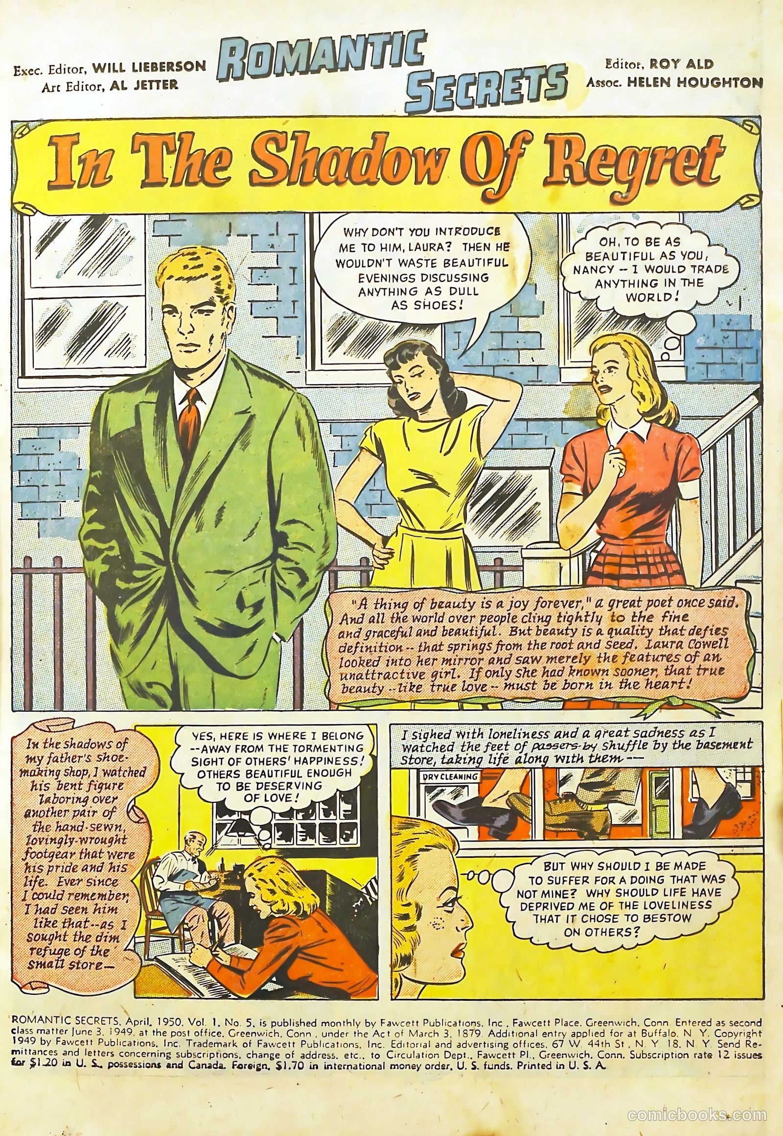 Romantic Secrets #5 (1950) — page 3 of 52
