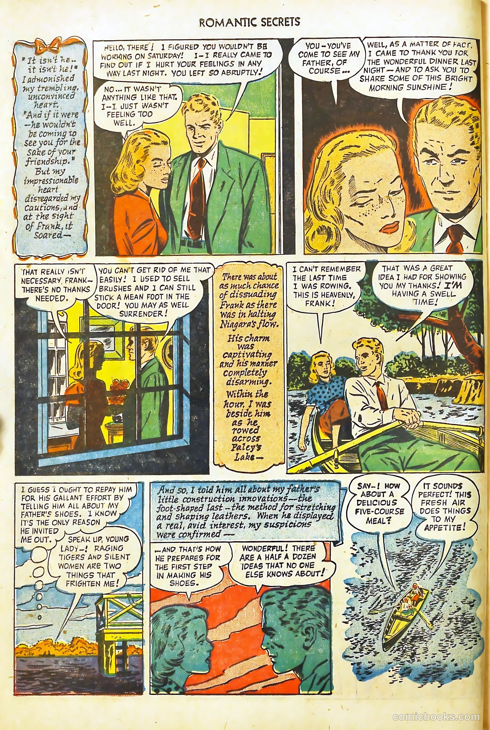 Romantic Secrets #5 (1950) — page 8 of 52