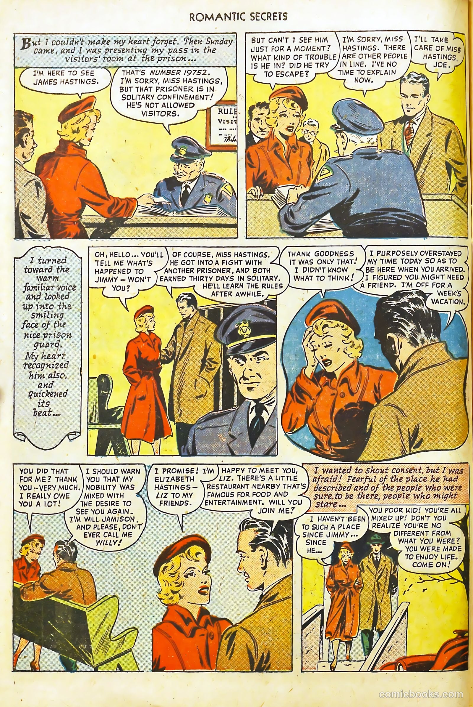 Romantic Secrets #5 (1950) — page 20 of 52