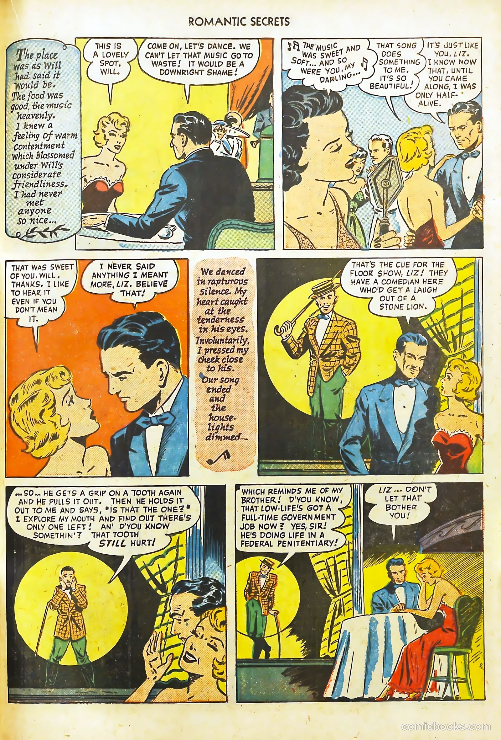 Romantic Secrets #5 (1950) — page 21 of 52
