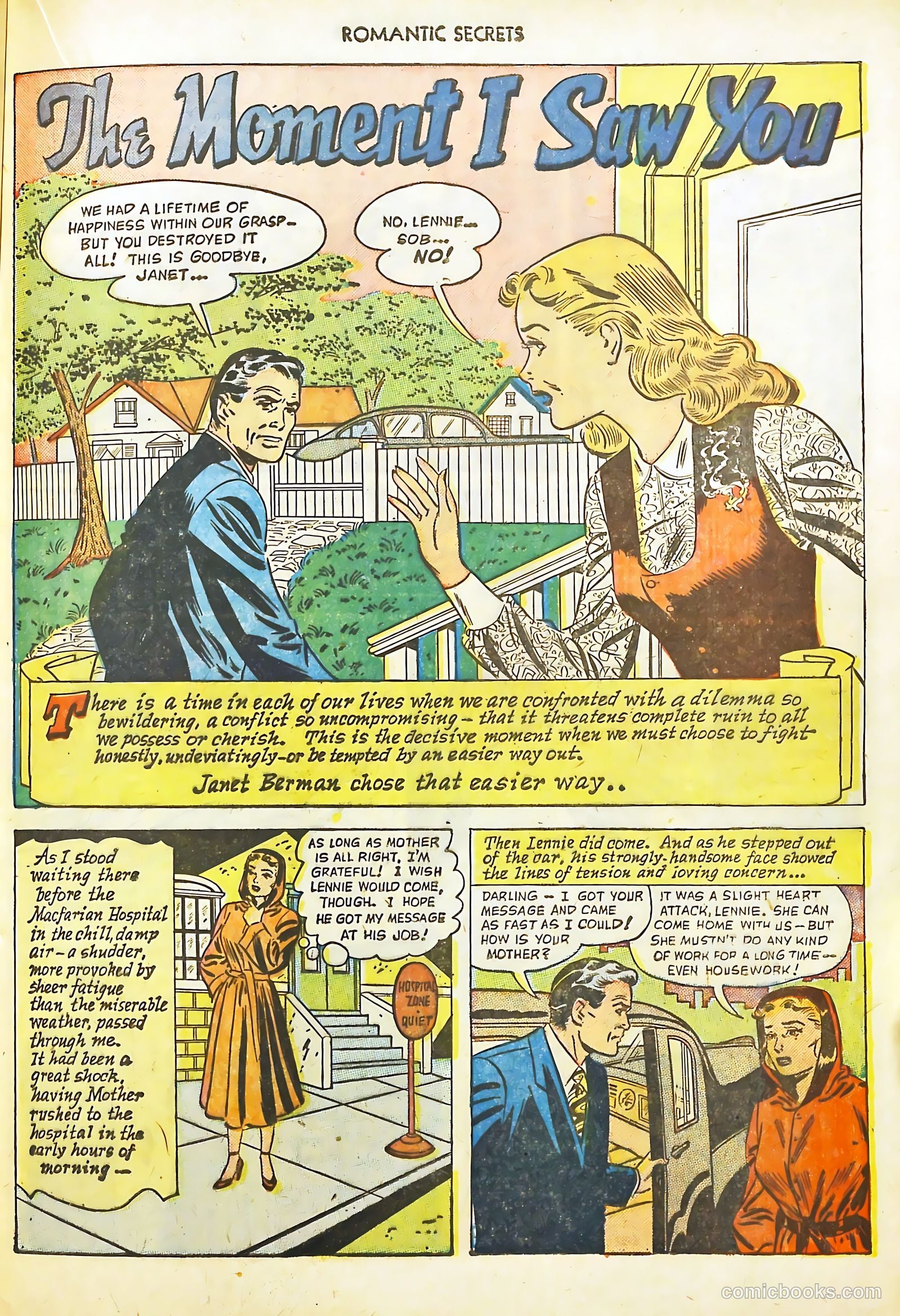 Romantic Secrets #5 (1950) — page 29 of 52