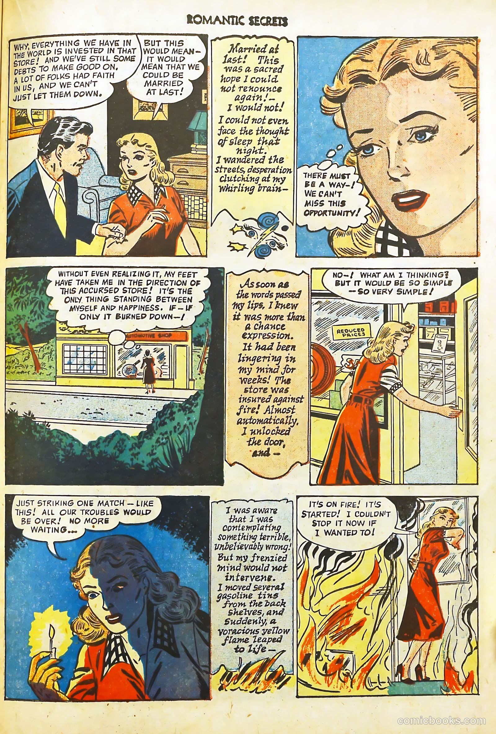 Romantic Secrets #5 (1950) — page 35 of 52