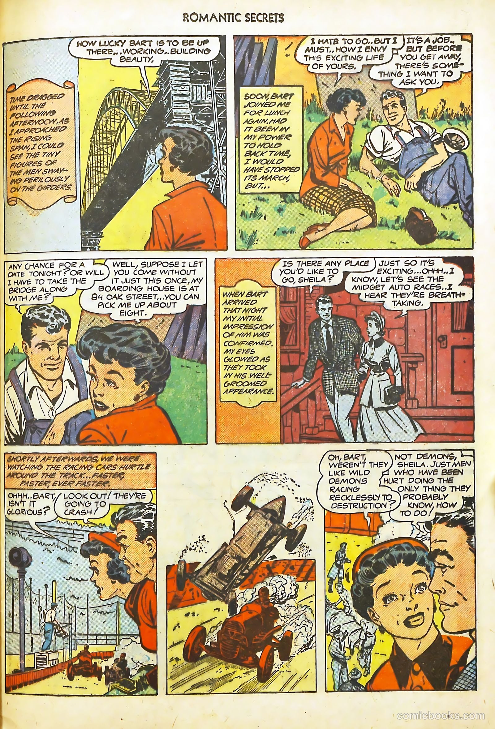 Romantic Secrets #5 (1950) — page 43 of 52