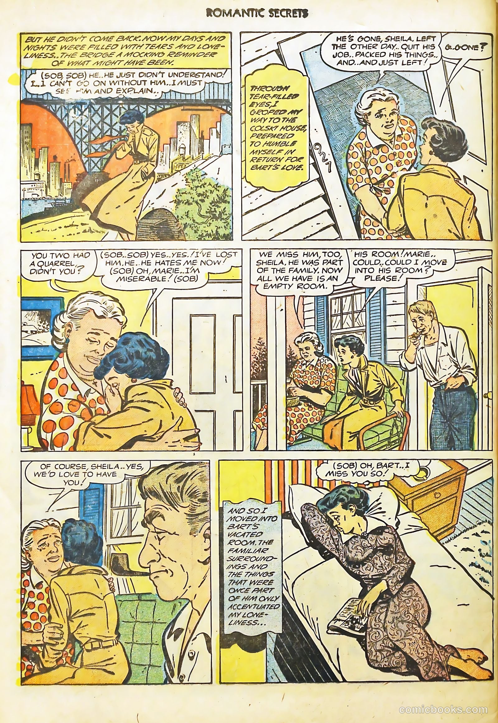 Romantic Secrets #5 (1950) — page 48 of 52