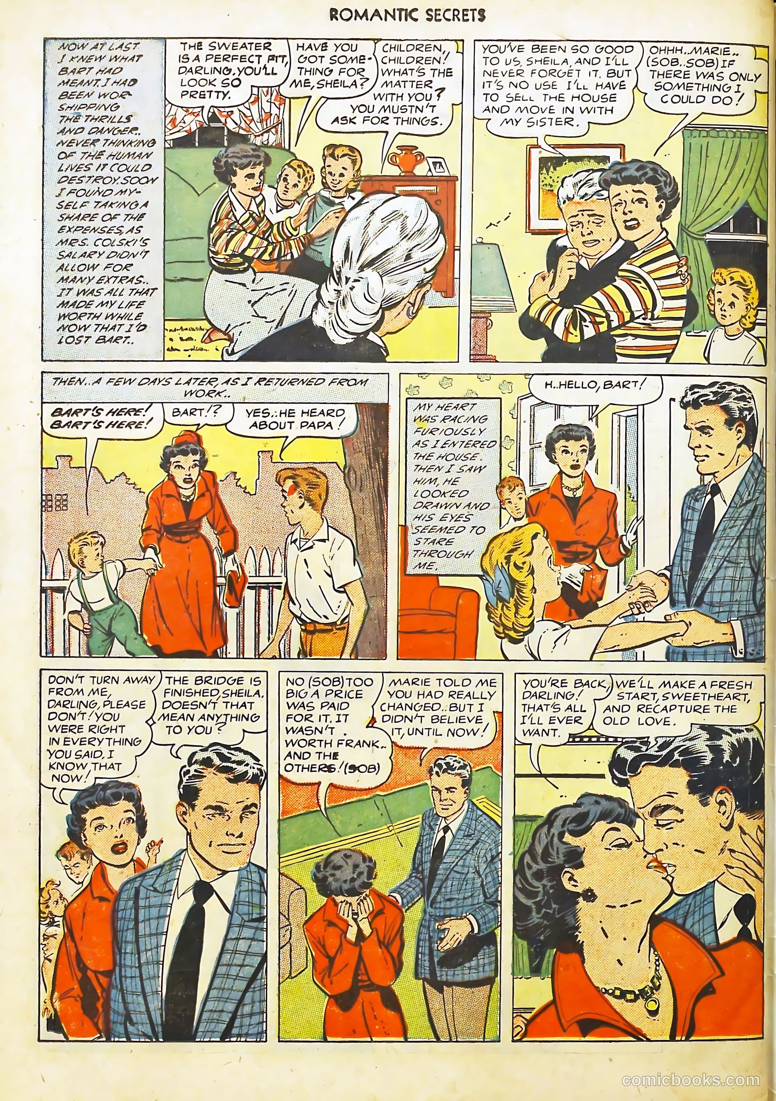 Romantic Secrets #5 (1950) — page 50 of 52